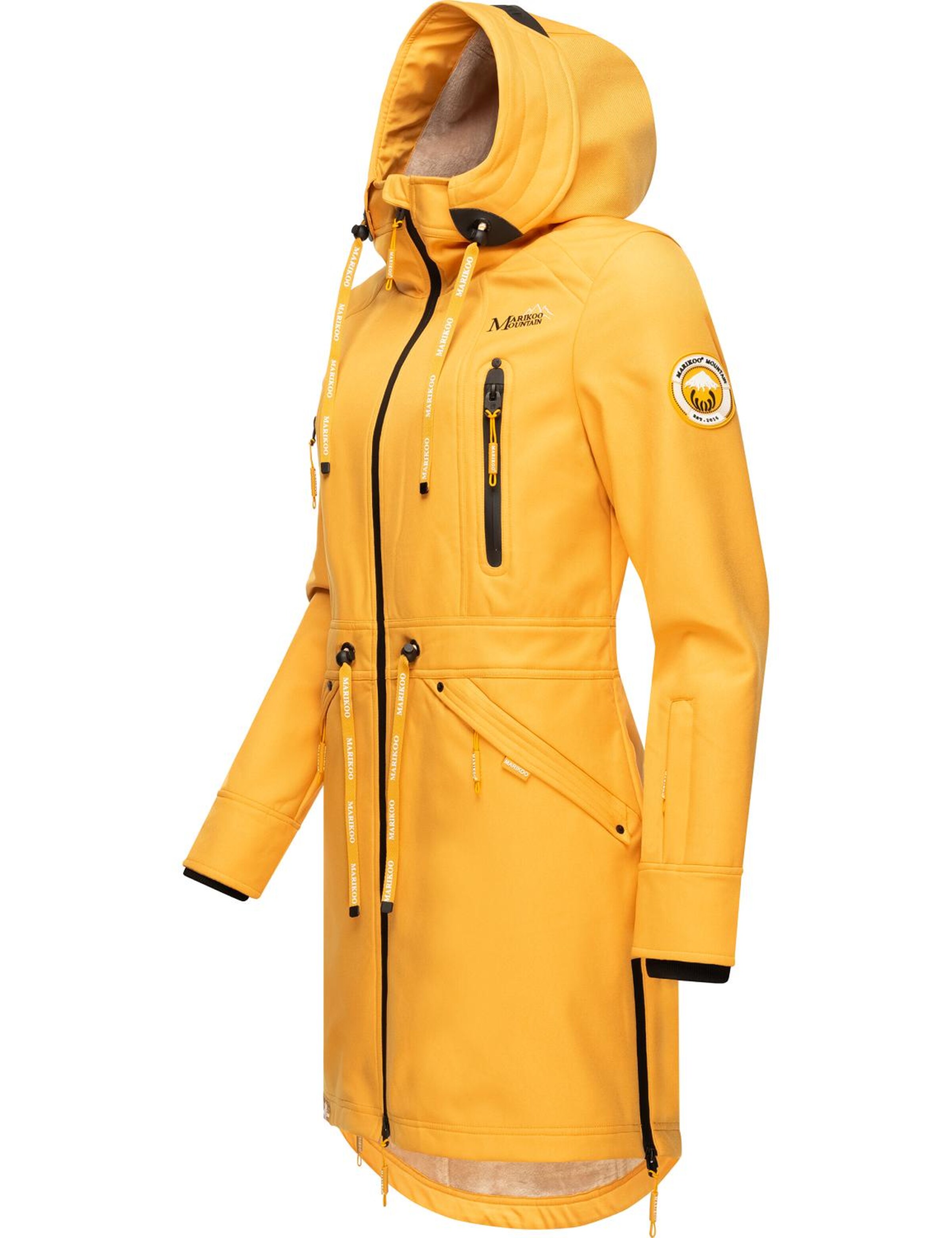 MARIKOO Prehodna jakna zlato-rumena