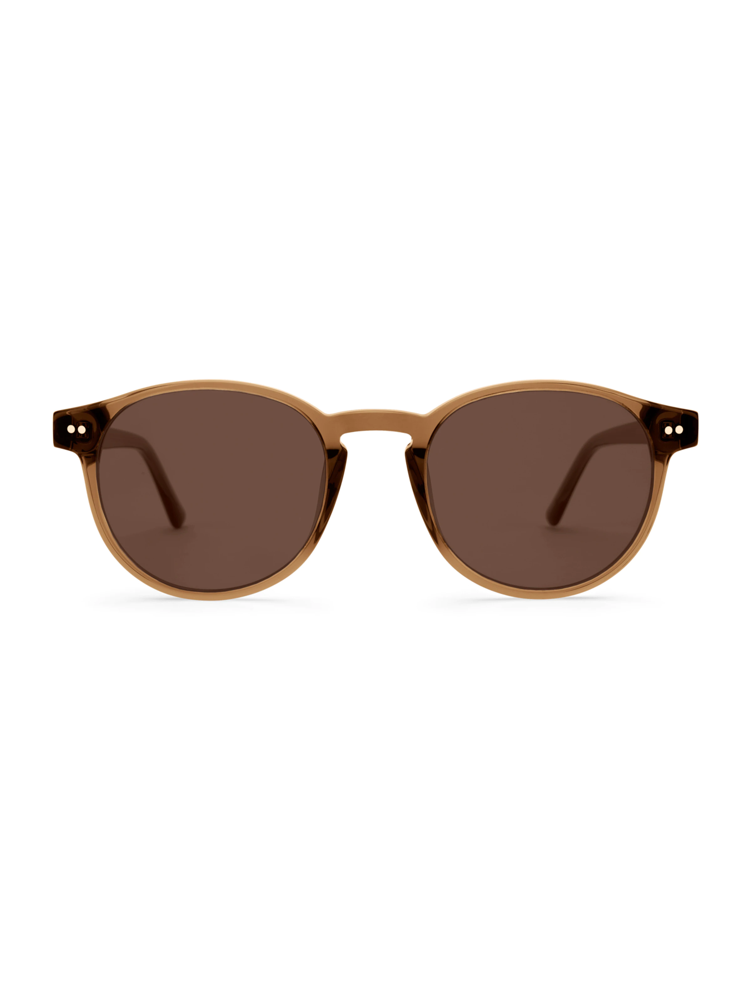 Kapten & Son Sončna očala 'Marais Transparent Caramel Brown' karamel
