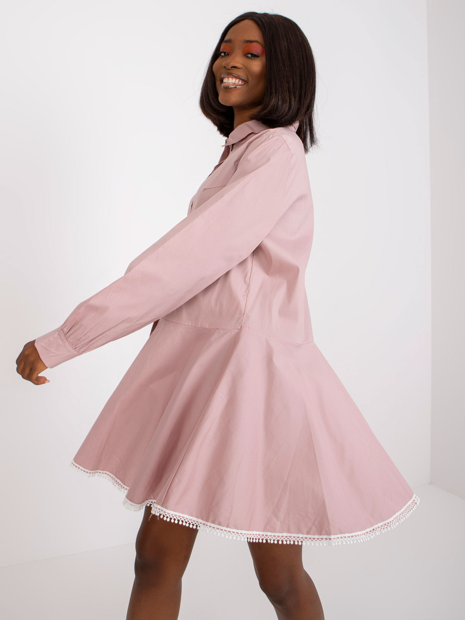 Italy Moda Dress-DHJ-SK-6801.63P-Light Pink