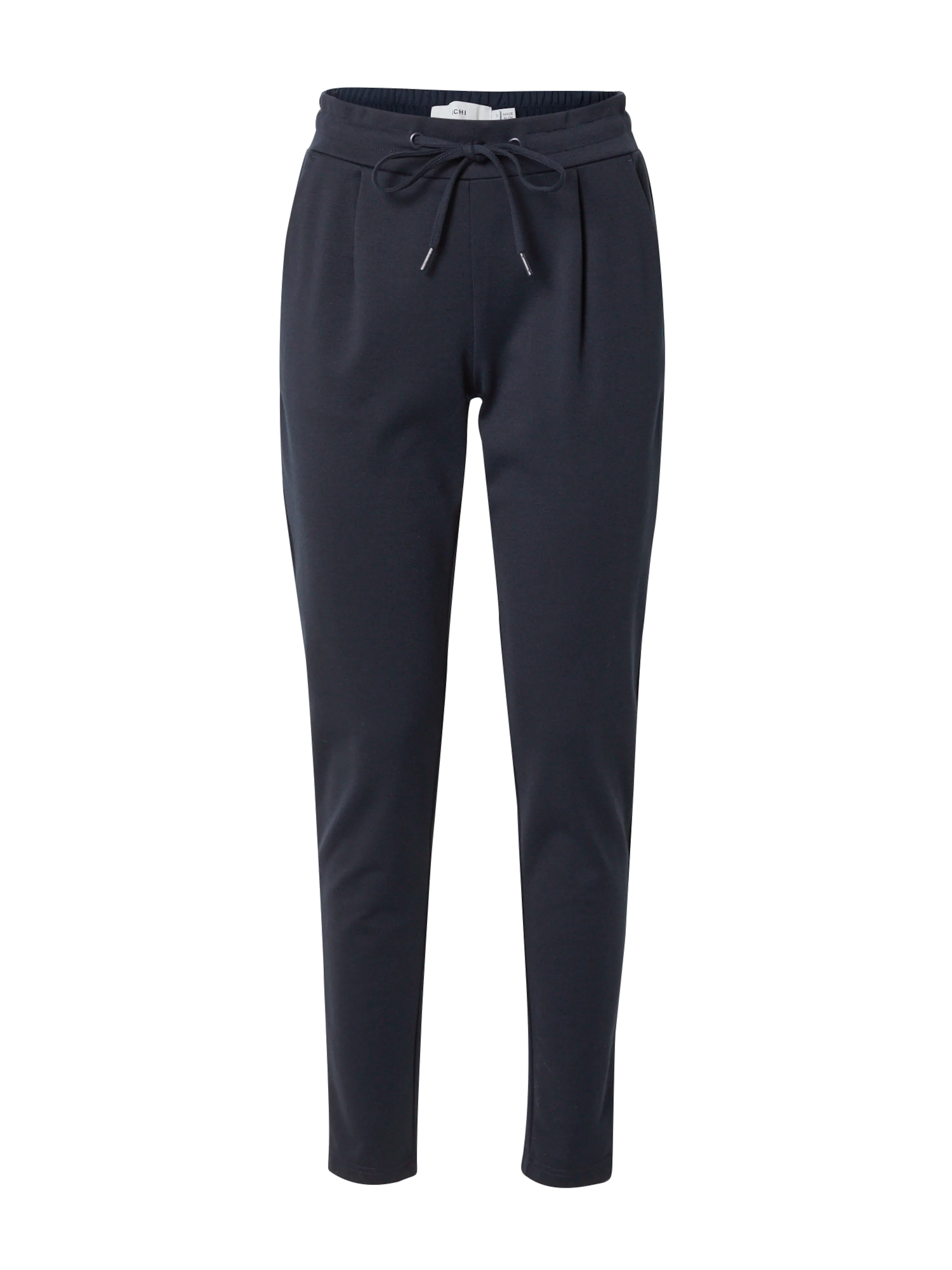 ICHI Hlače z naborki 'IHKate' mornarska