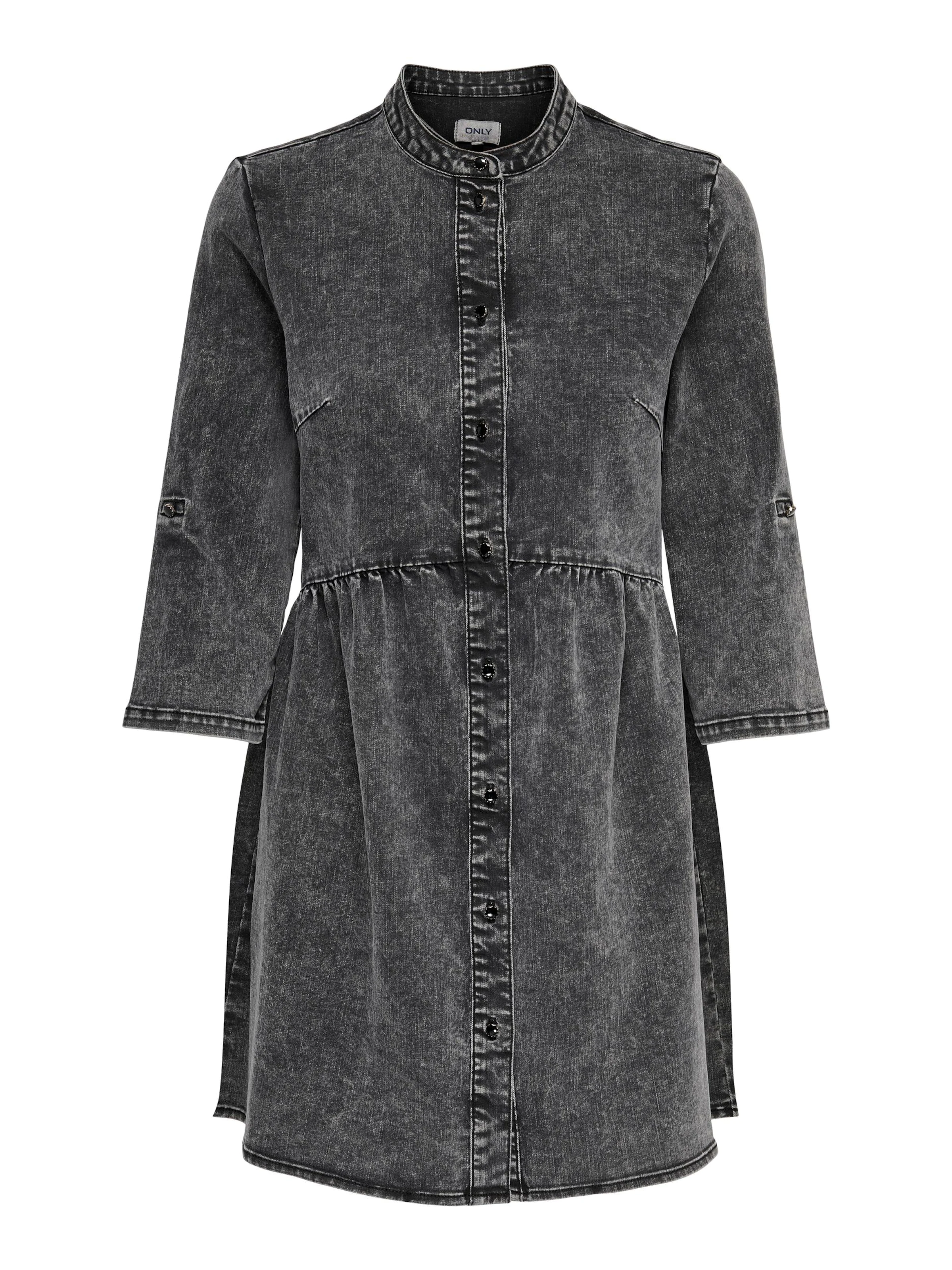 ONLY Dolga srajca 'CHICAGO' temno siva