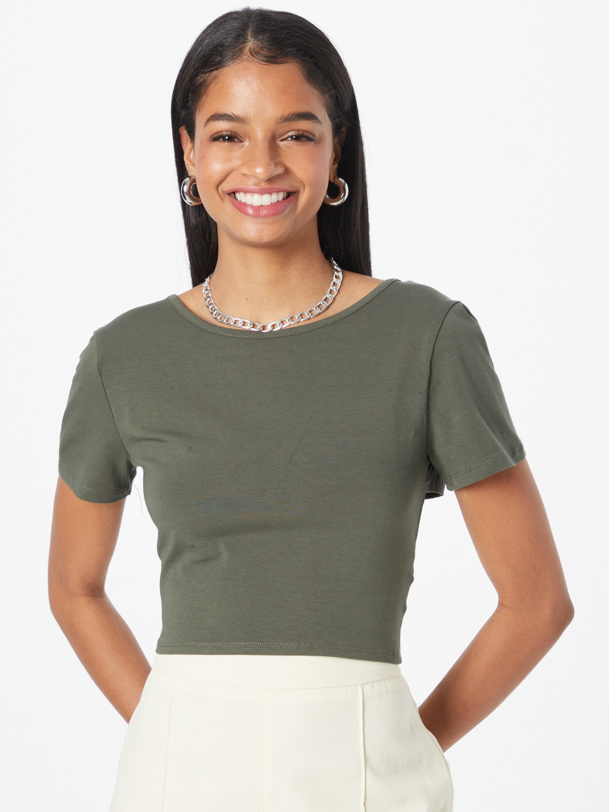 ABOUT YOU Majica 'Malou' oliva