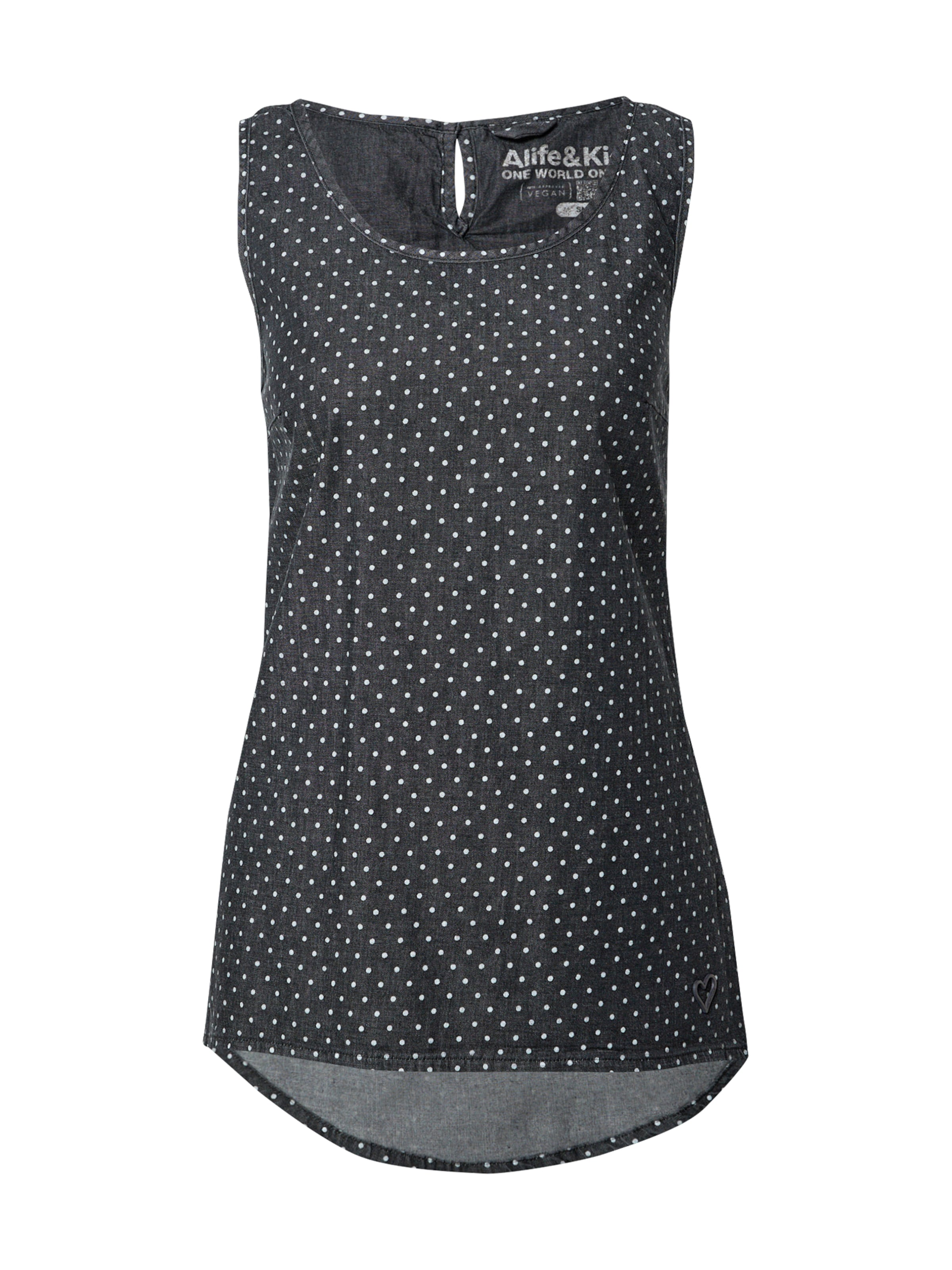 alife & kickin Top 'KarlaAK B' antracit / bela