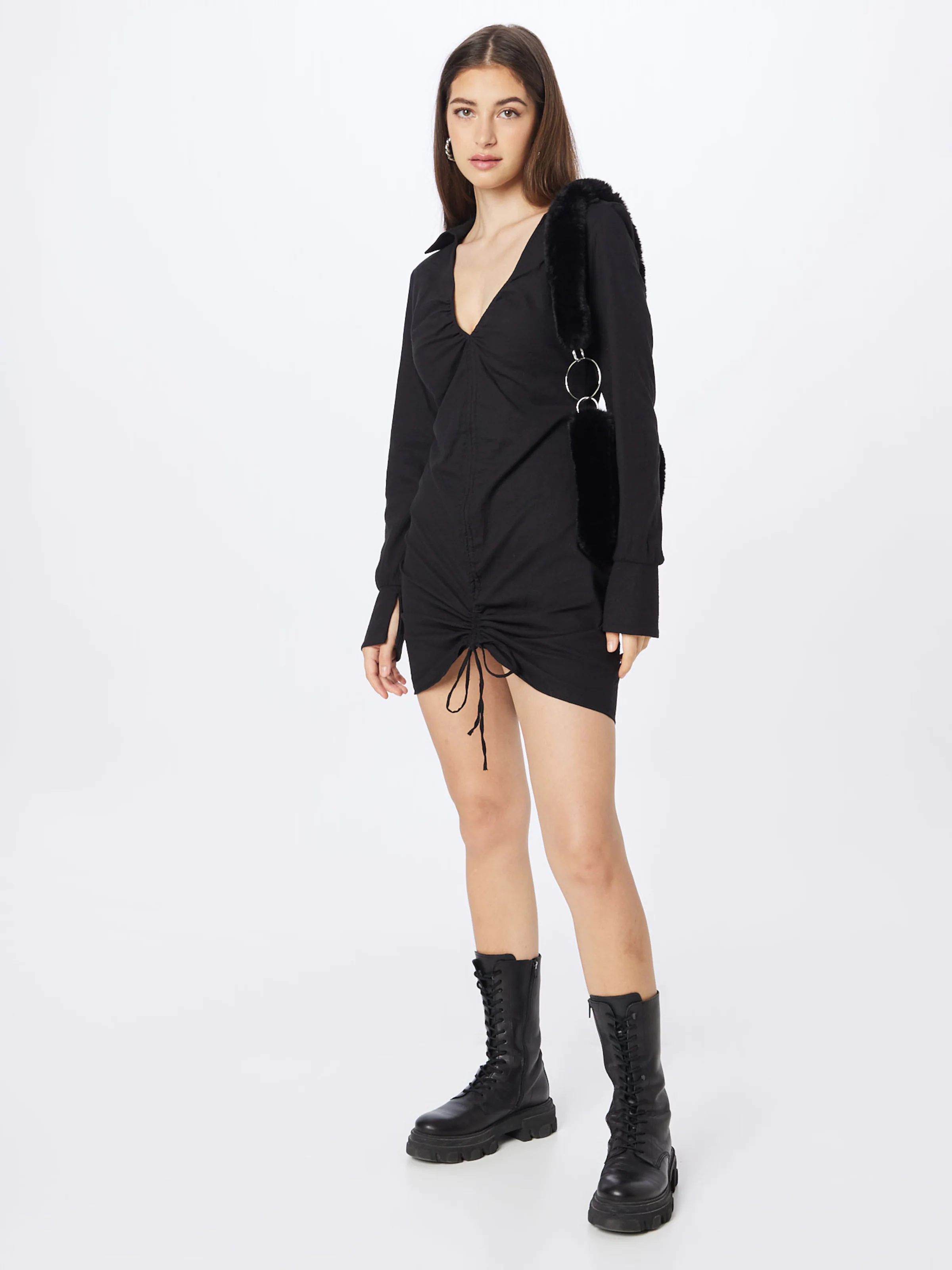 NLY by Nelly Dolga srajca črna