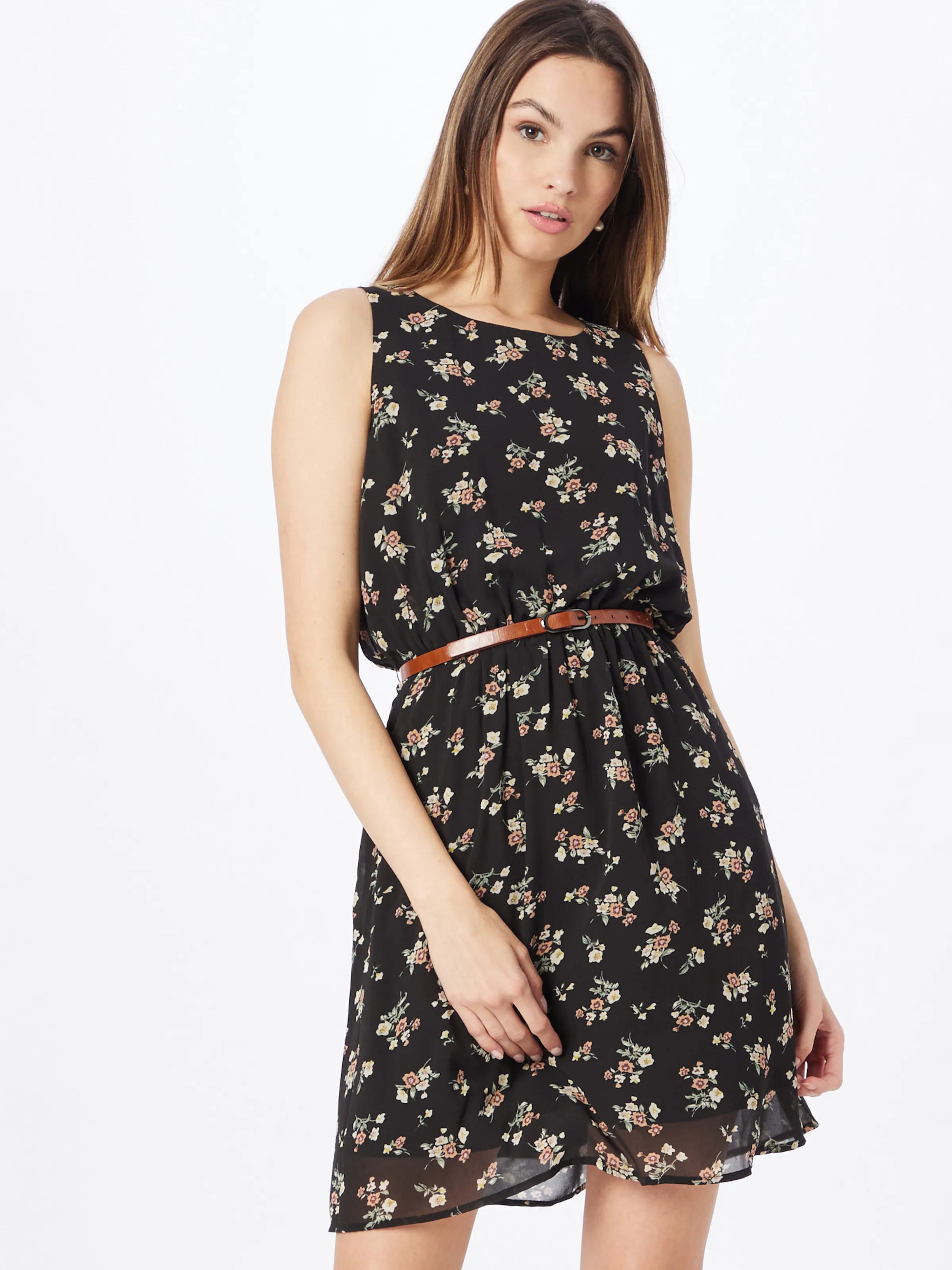 ABOUT YOU Obleka mešane barve / črna