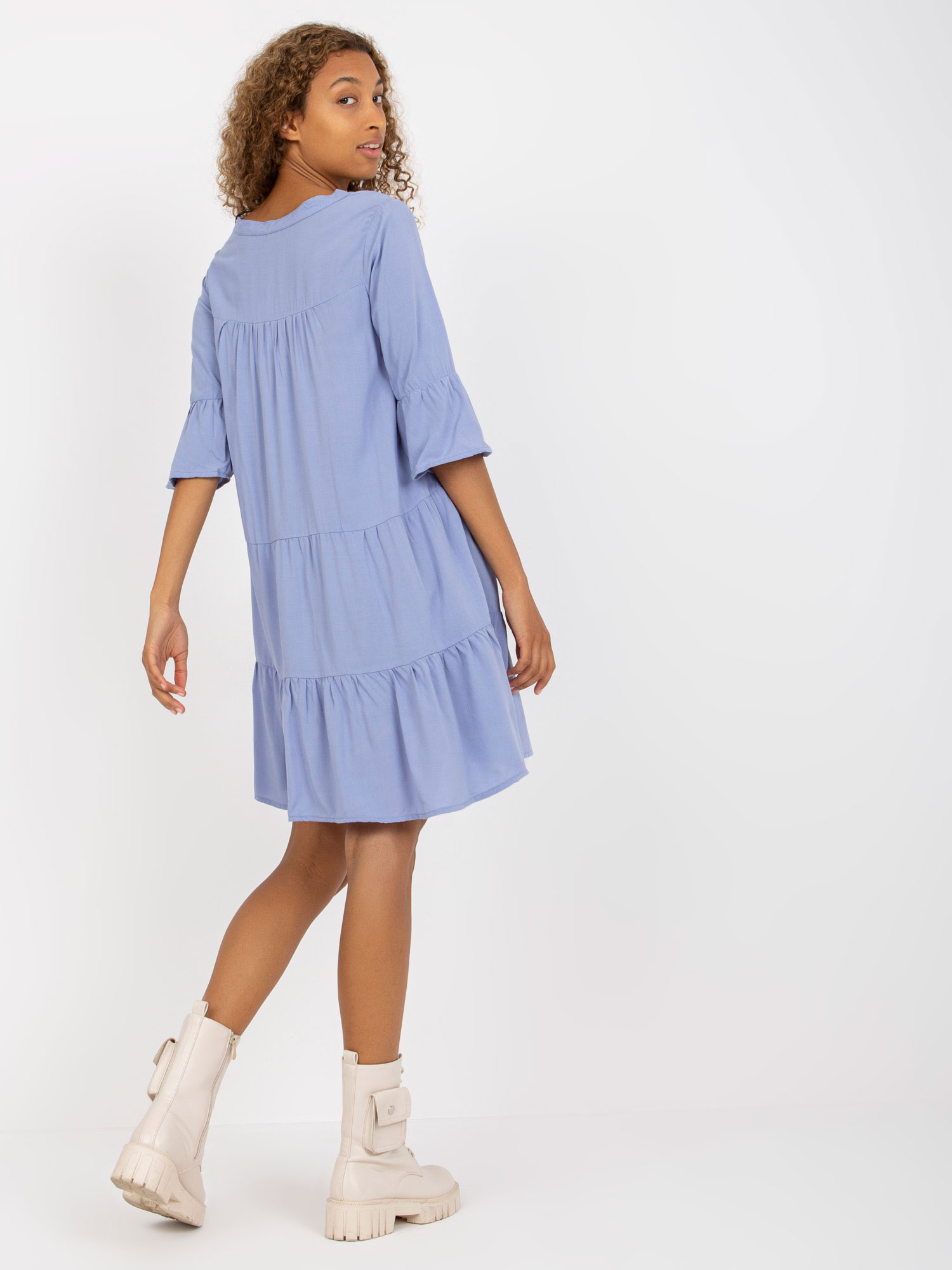 Sublevel Dress-D73761M30214A3-light blue