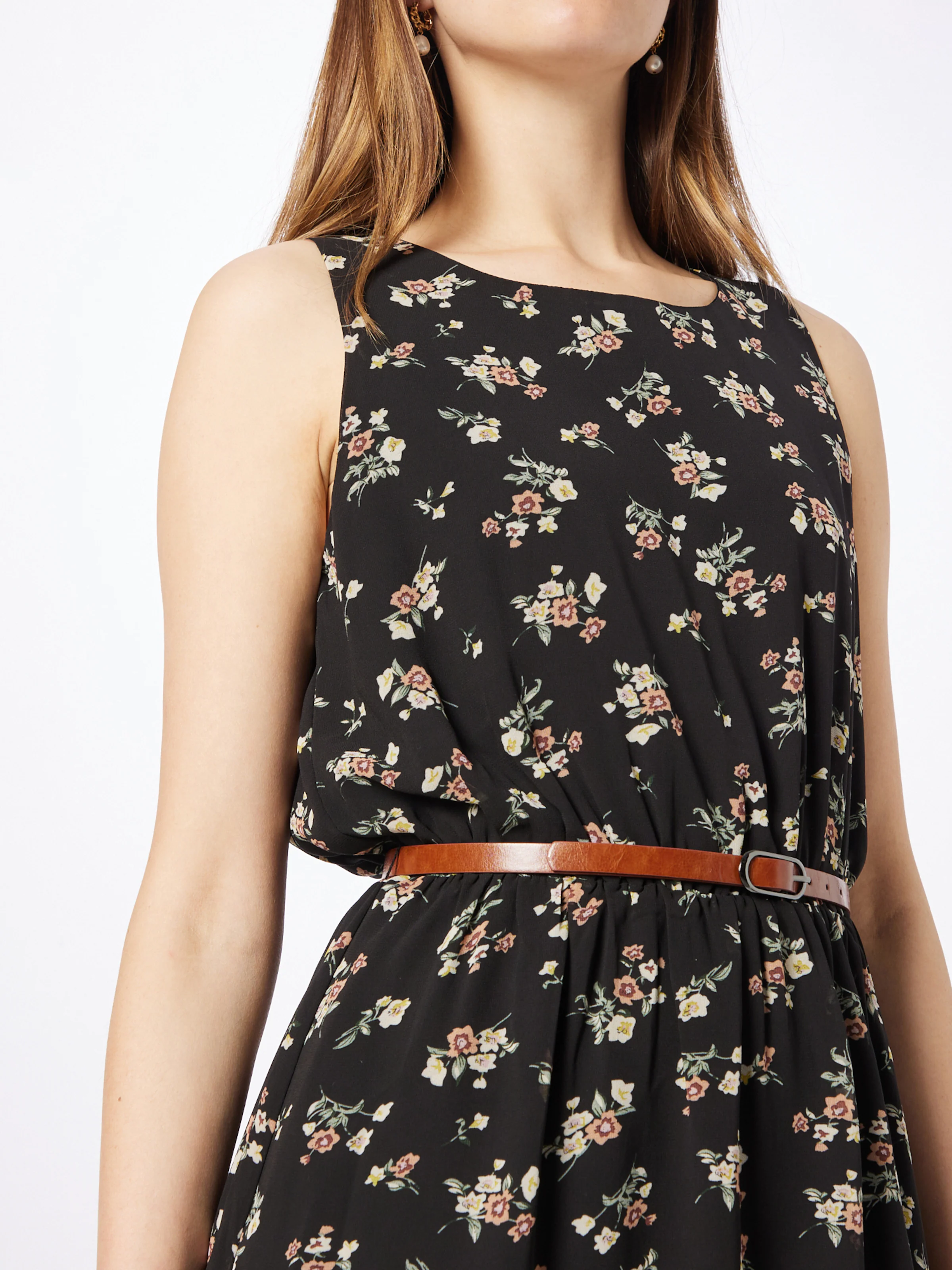 ABOUT YOU Obleka mešane barve / črna