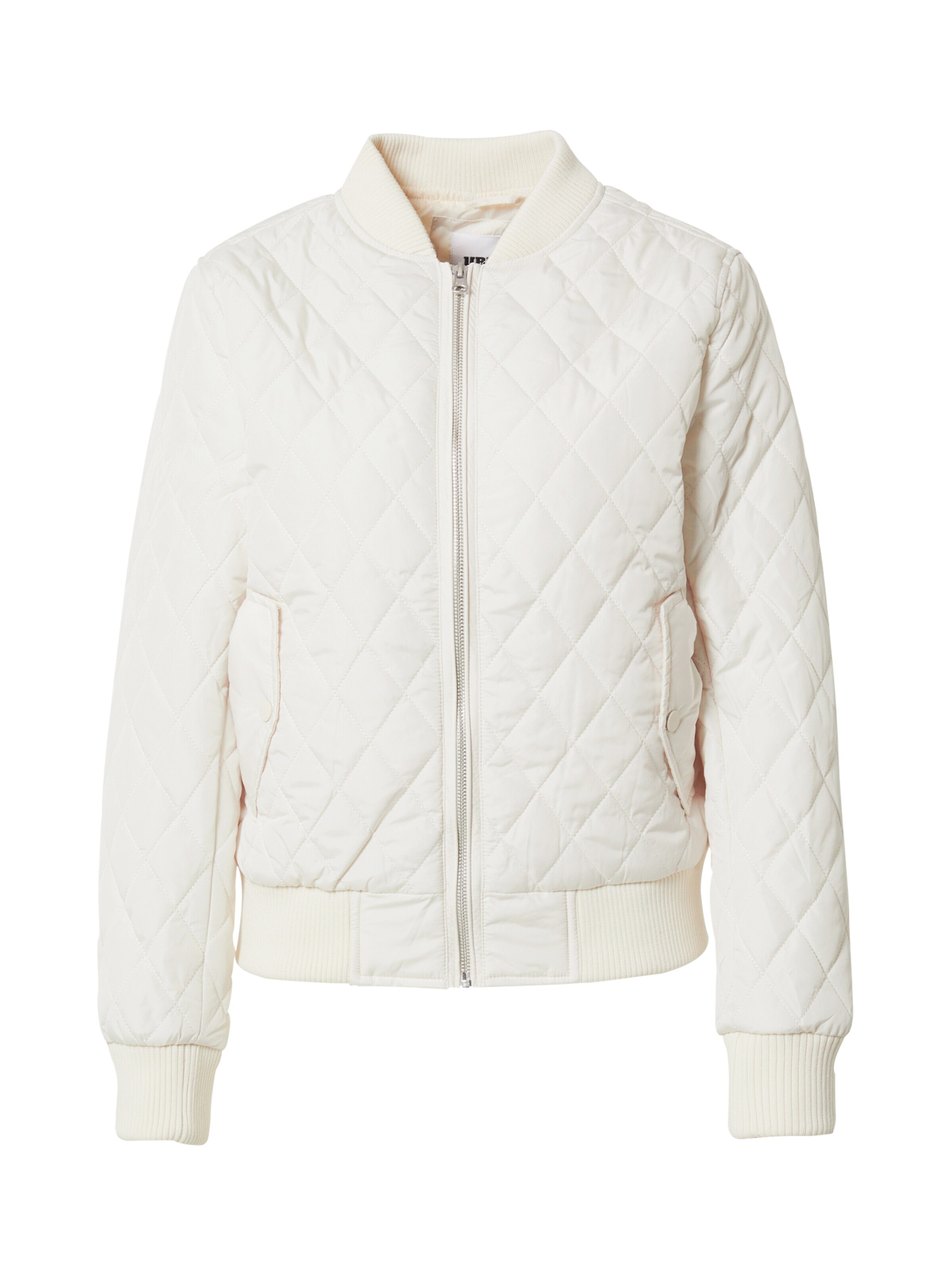 Urban Classics Prehodna jakna 'Diamond' kremna