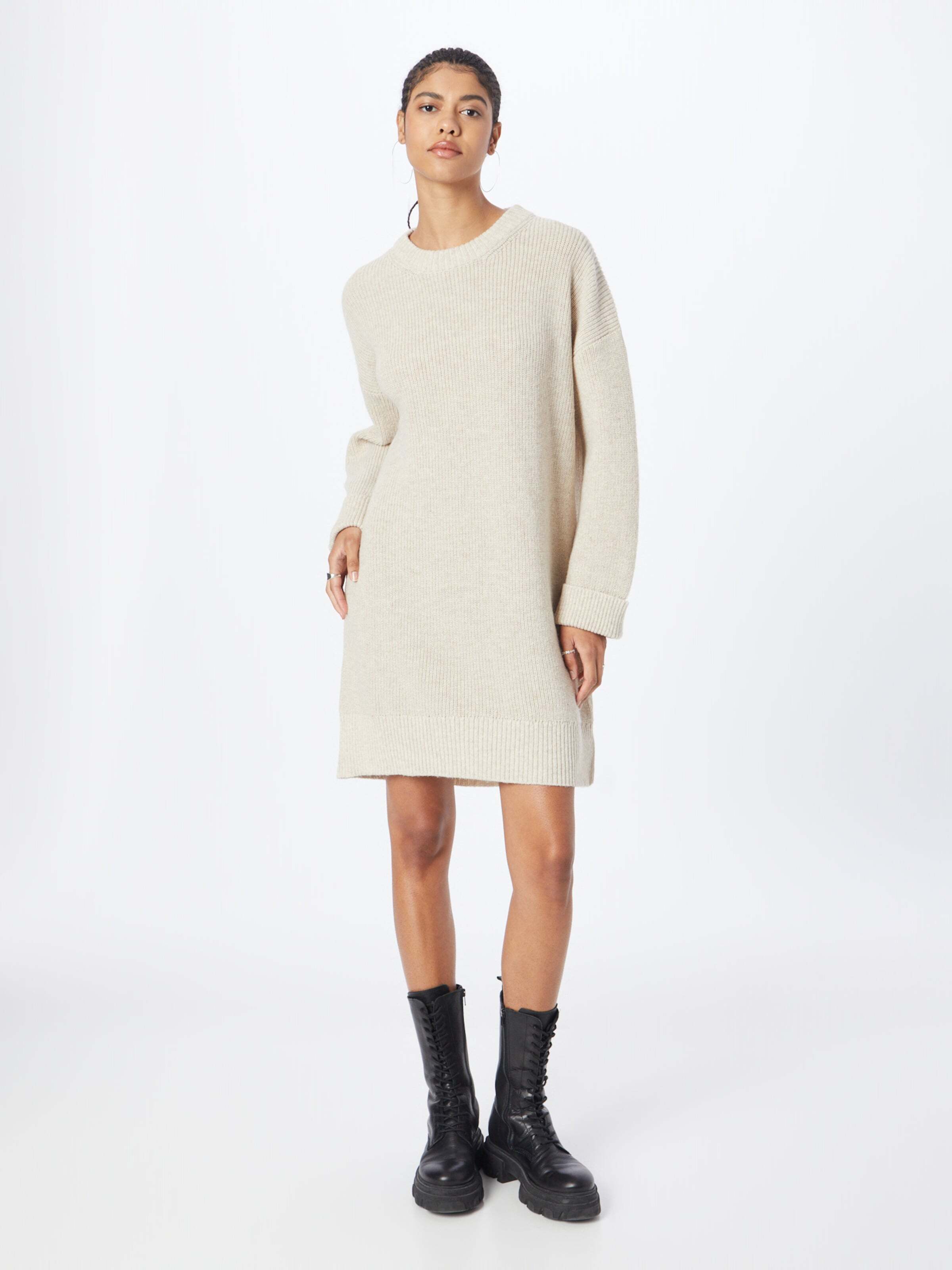 ONLY Pletena obleka bež