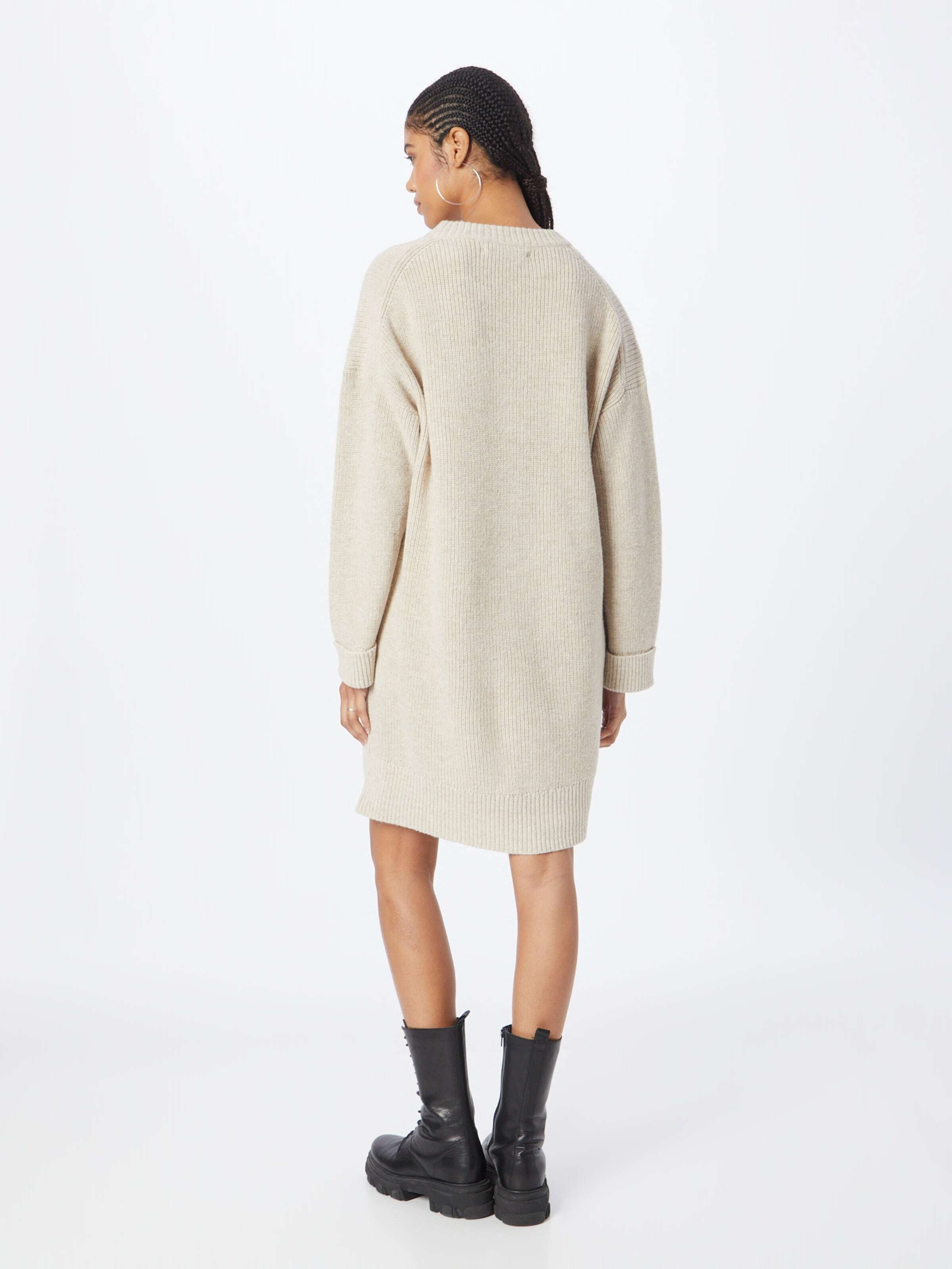 ONLY Pletena obleka bež