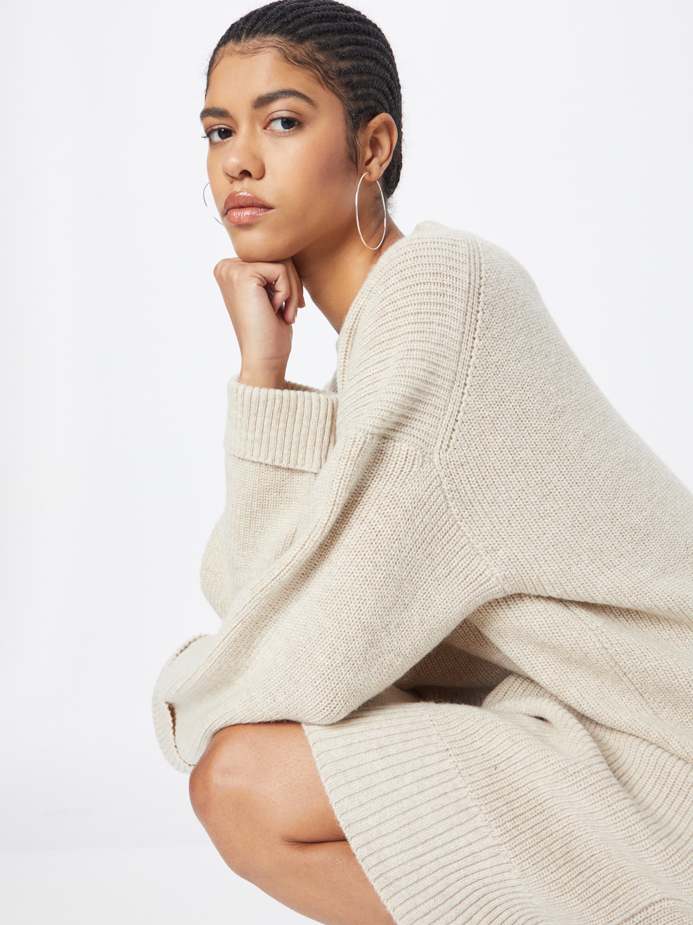 ONLY Pletena obleka bež