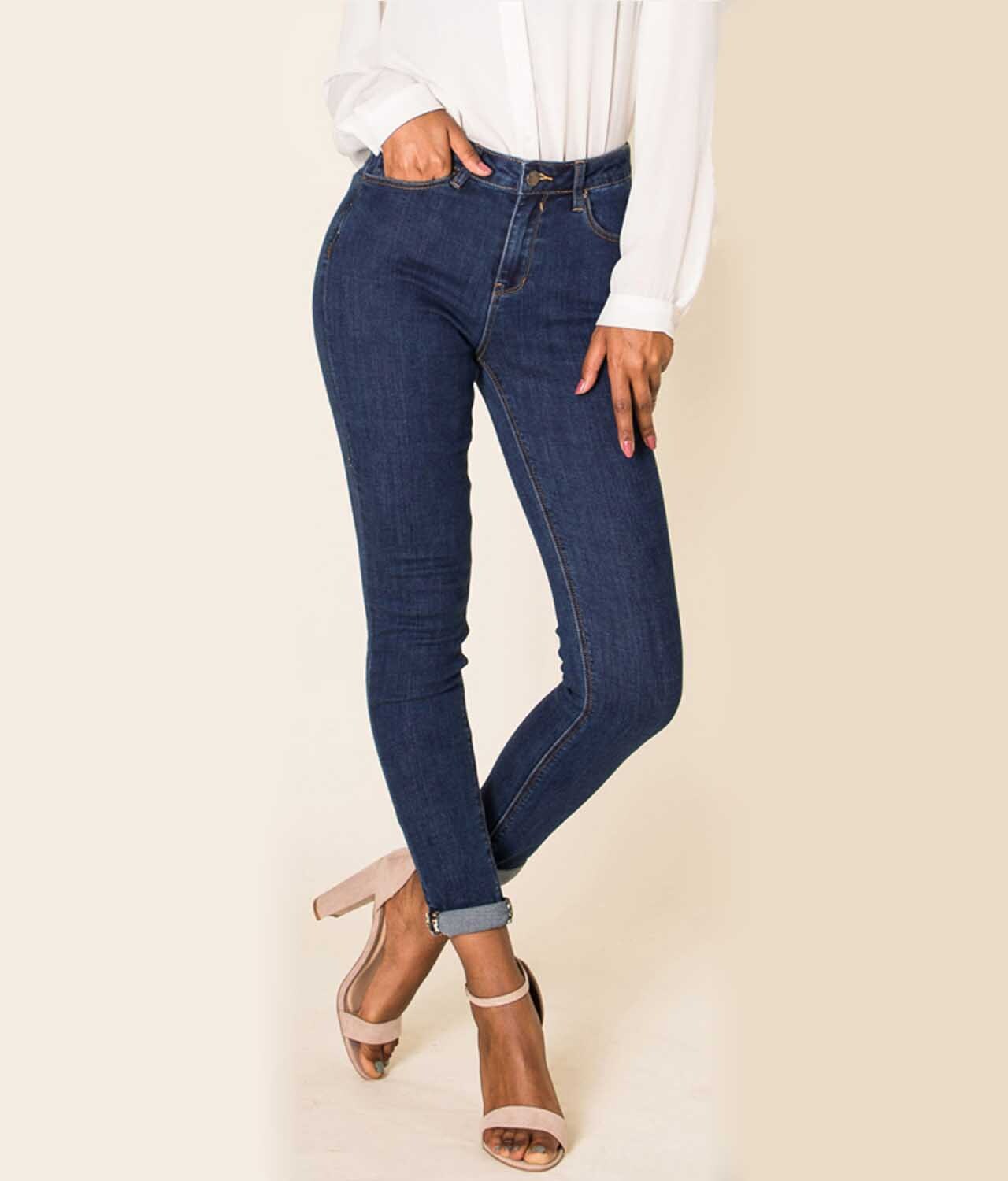 Superfashion Ženske skinny jeans hlače Q1816-8