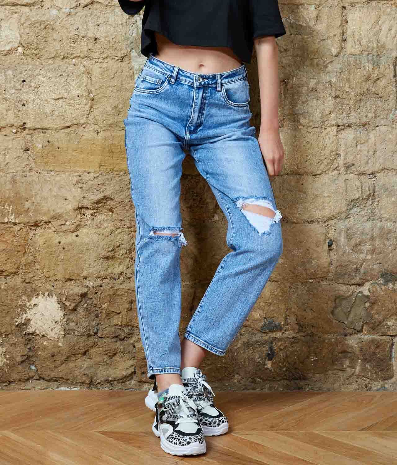 Superfashion Ženske jeans hlače L20078-1