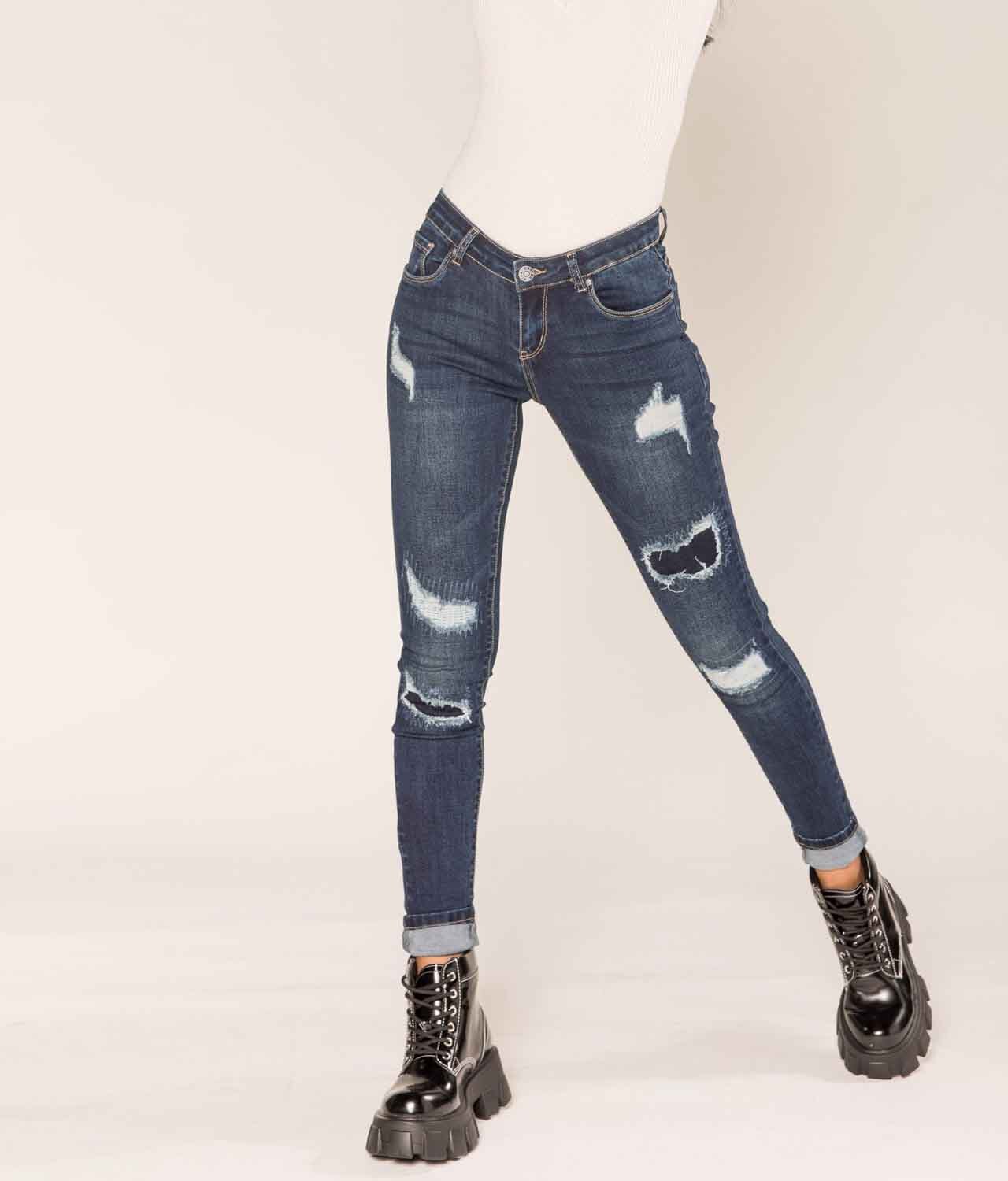 Superfashion Ženske jeans hlače P101-2