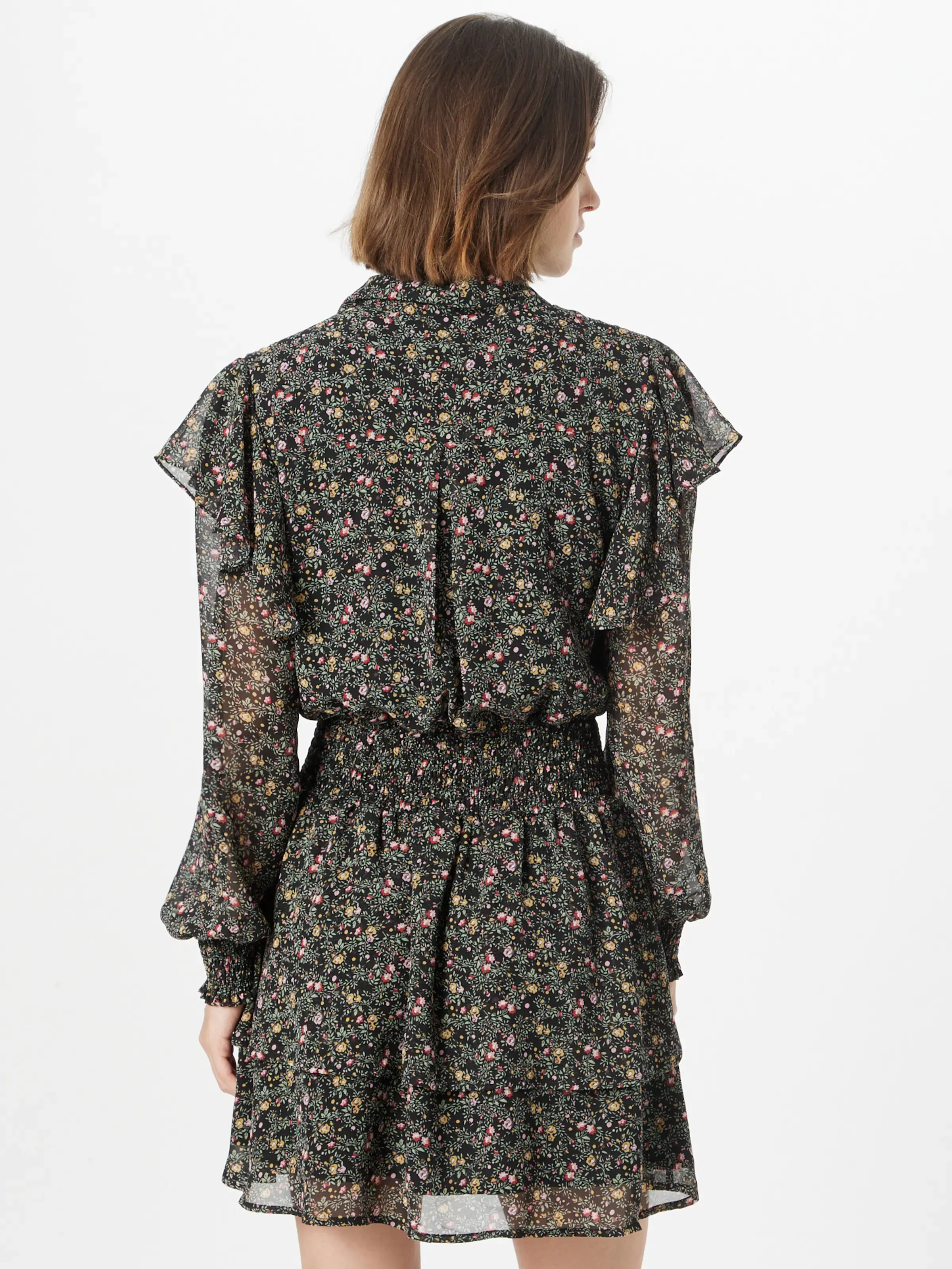 Colourful Rebel Dolga srajca 'Zina' kamela / meta / brusnica / črna