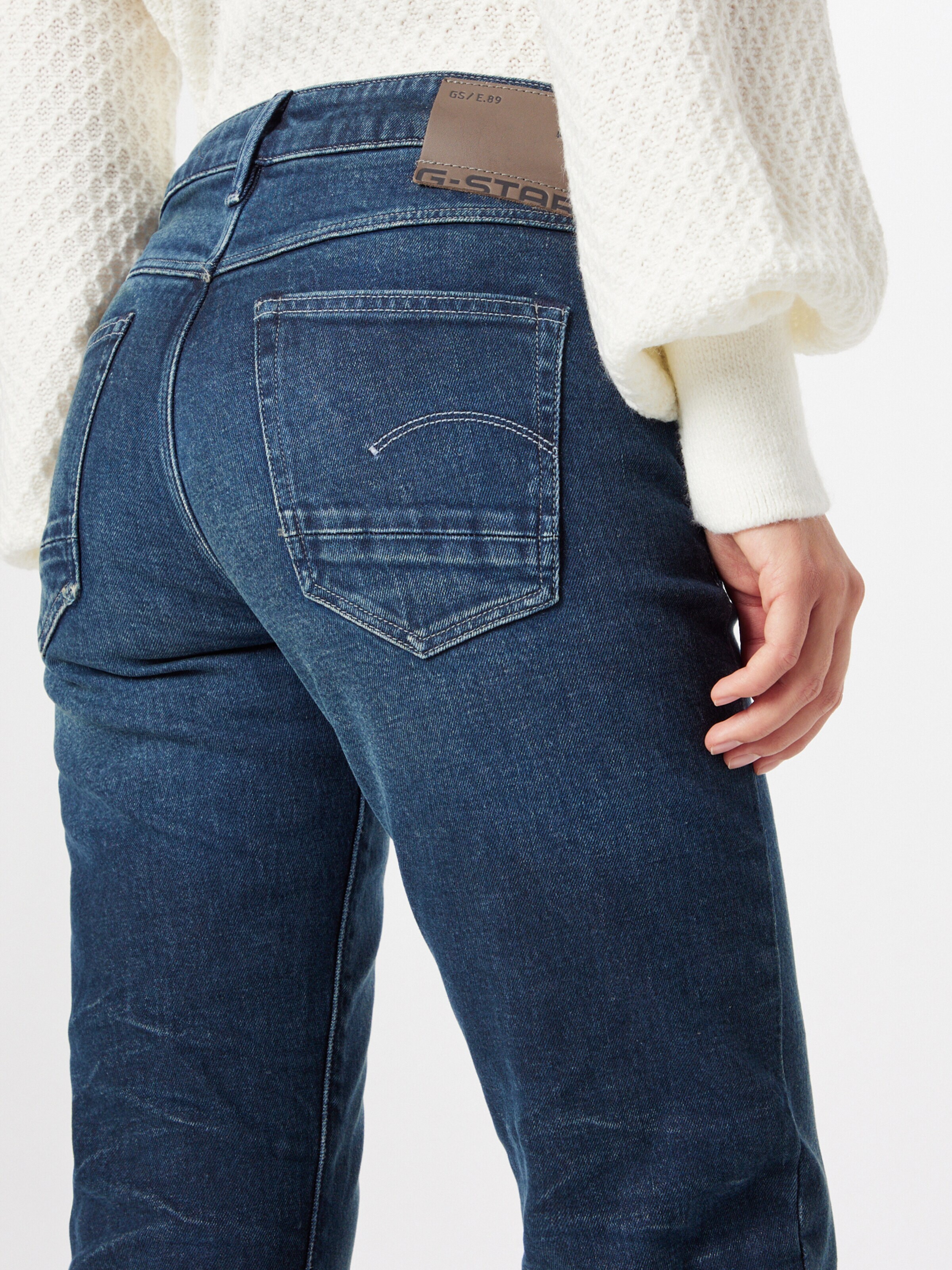 G-STAR Kavbojke 'Kate' temno modra / svetlo rjava / temno siva