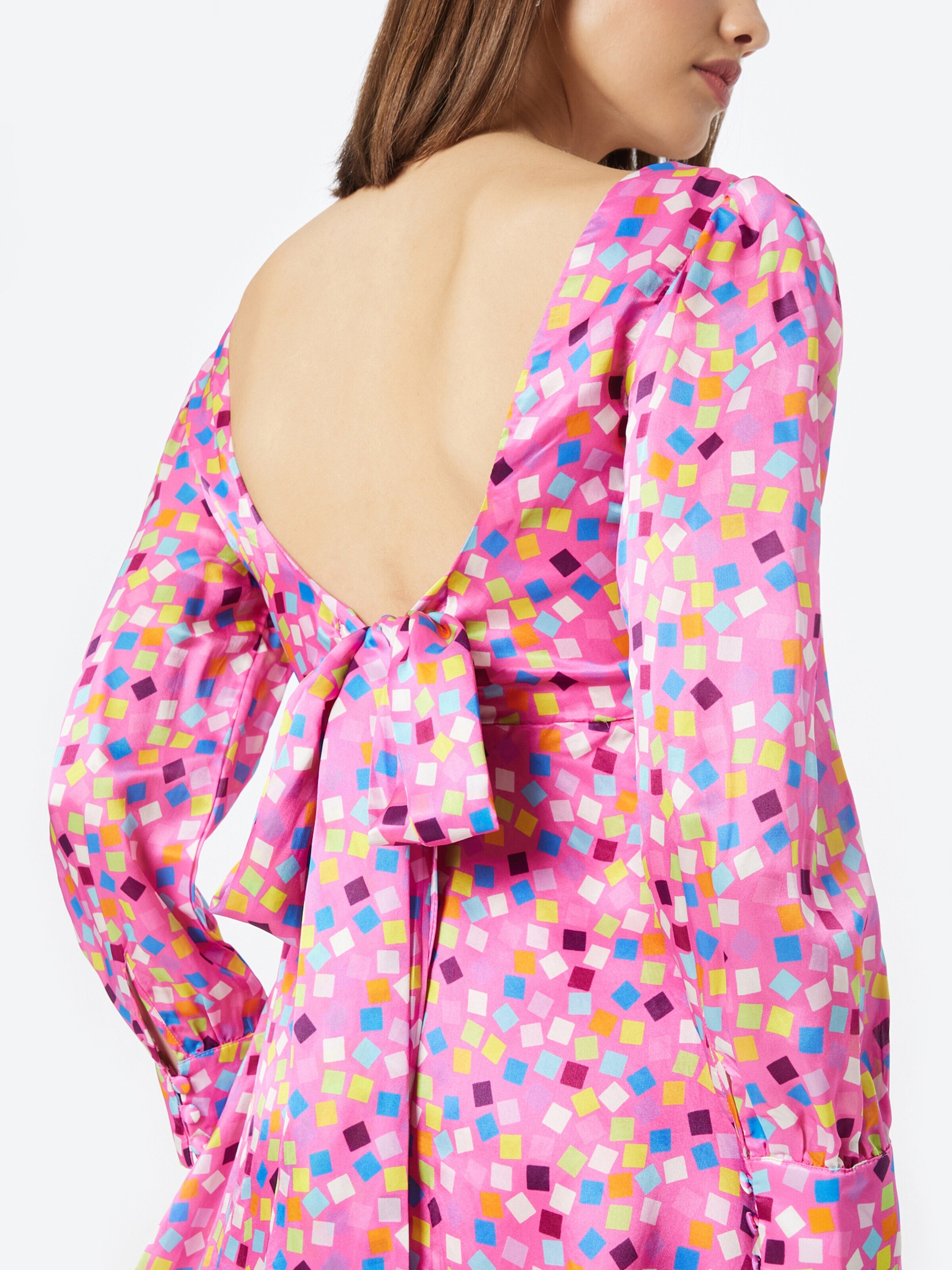 Olivia Rubin Obleka 'JOLIE' rumena / jagoda / roza / bela