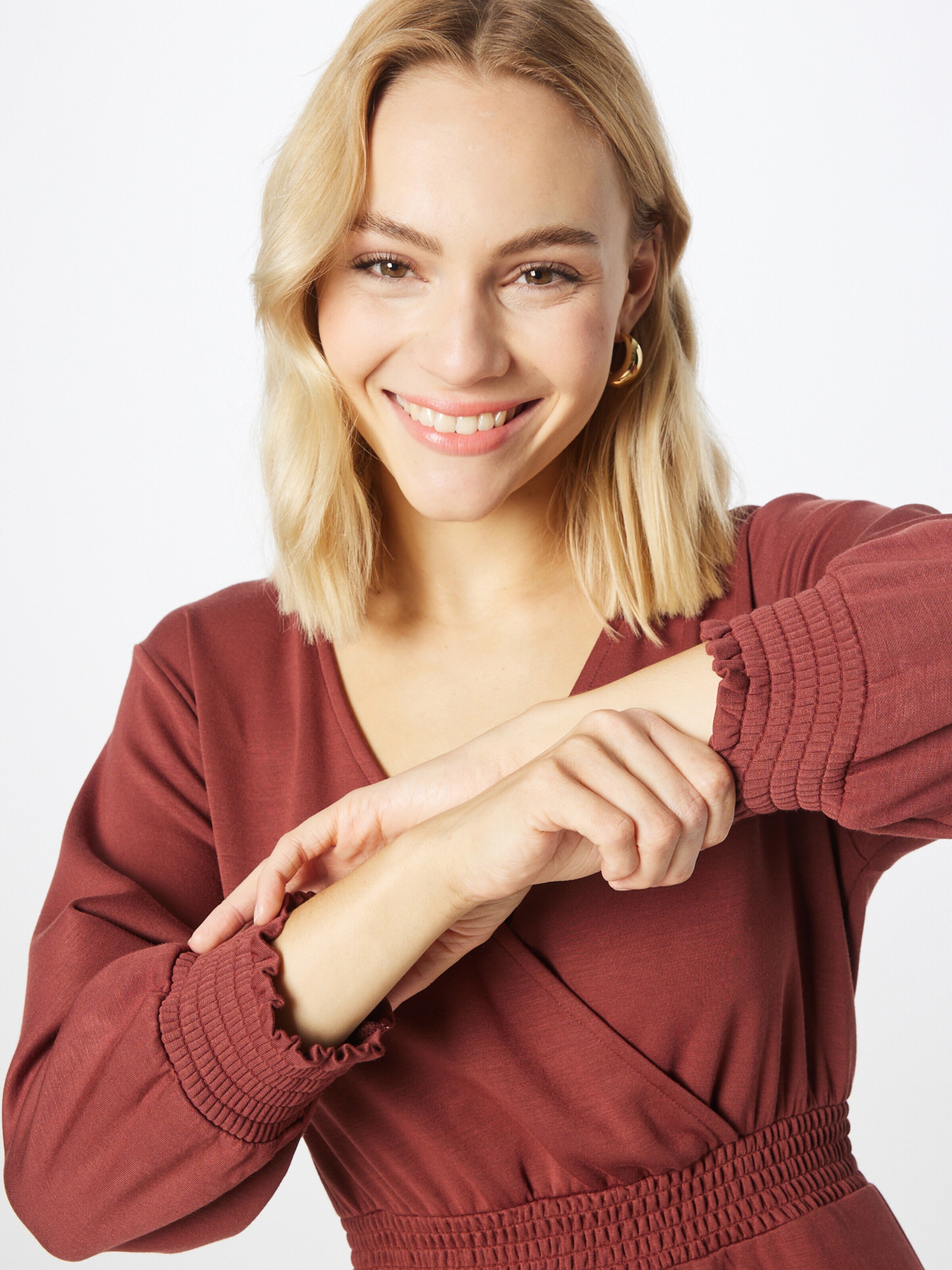 ABOUT YOU Obleka 'Tania' rjasto rdeča