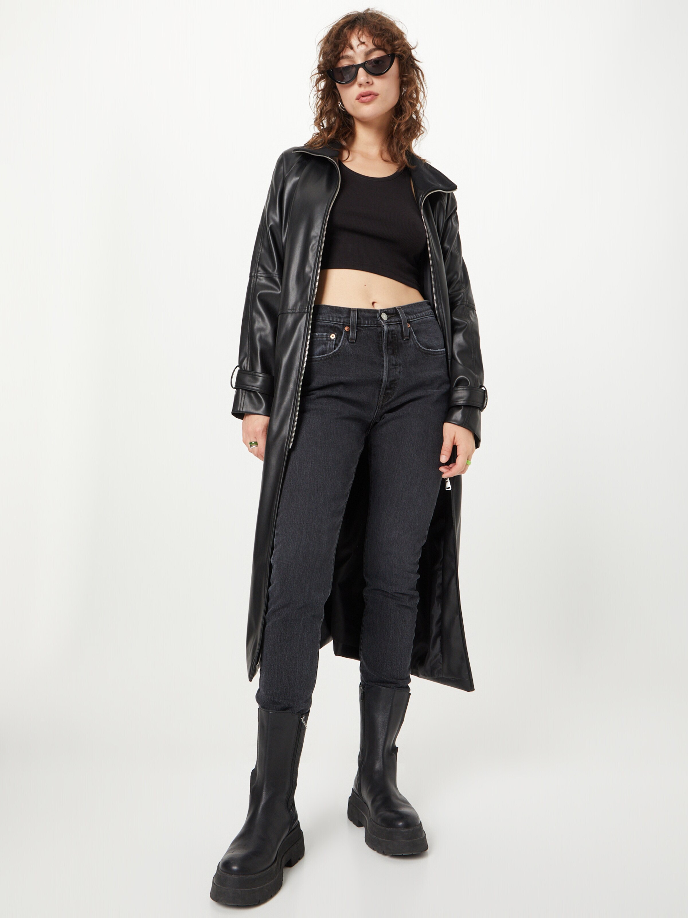 LEVI'S  Kavbojke '501 Skinny' siv denim