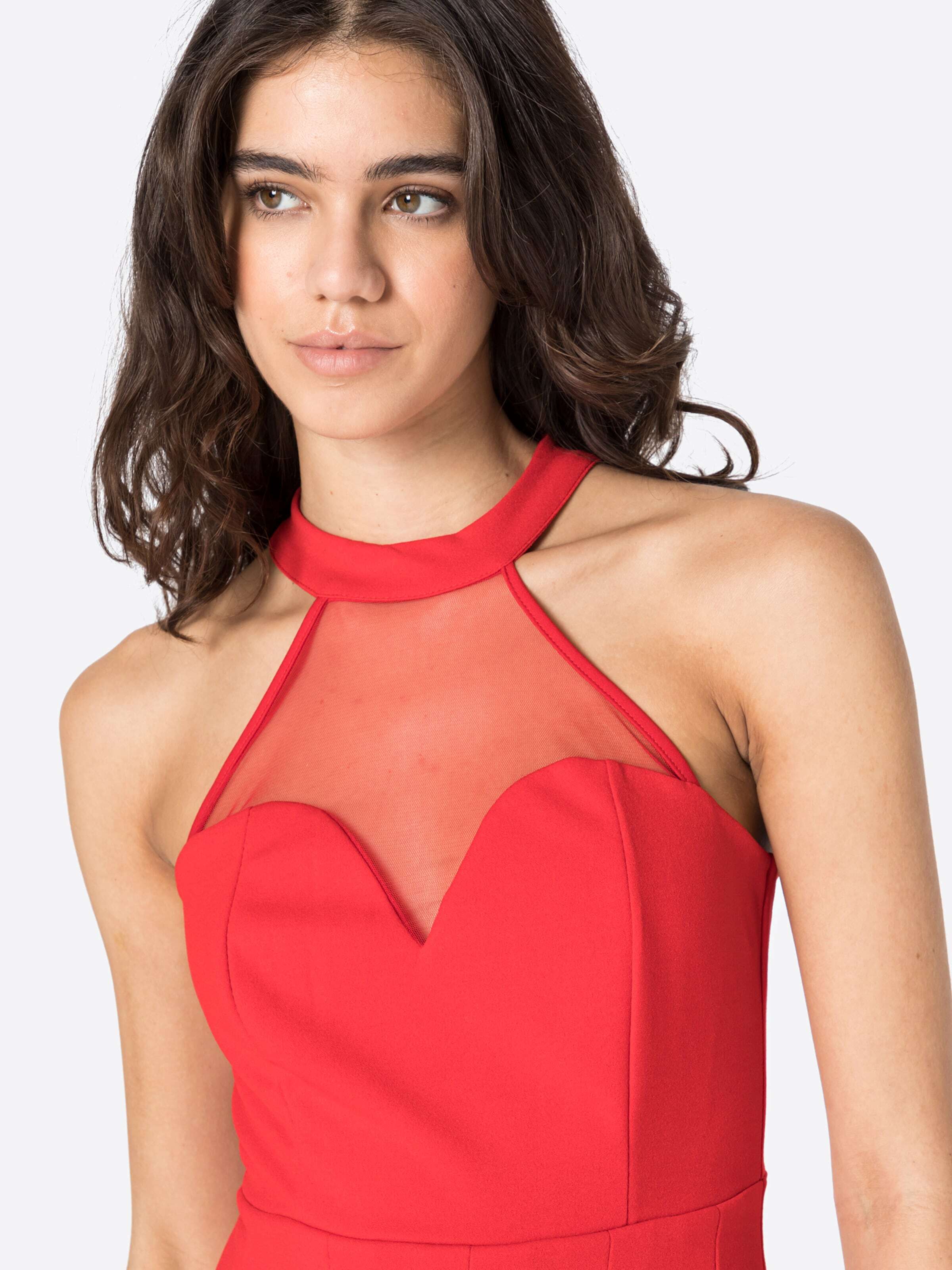 WAL G. Obleka 'BERNICE' rdeča