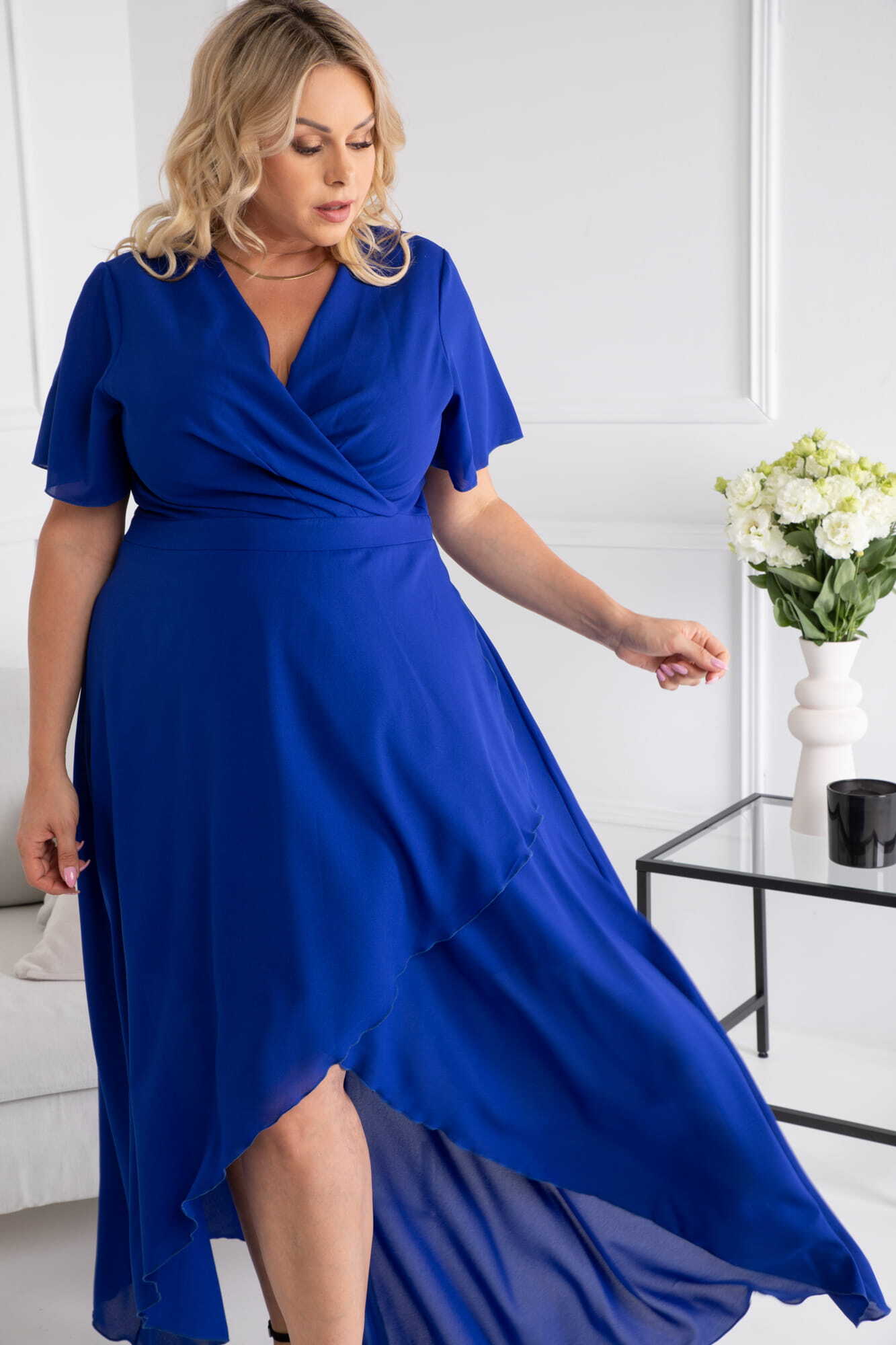 Ženska obleka Karko Royal Blue