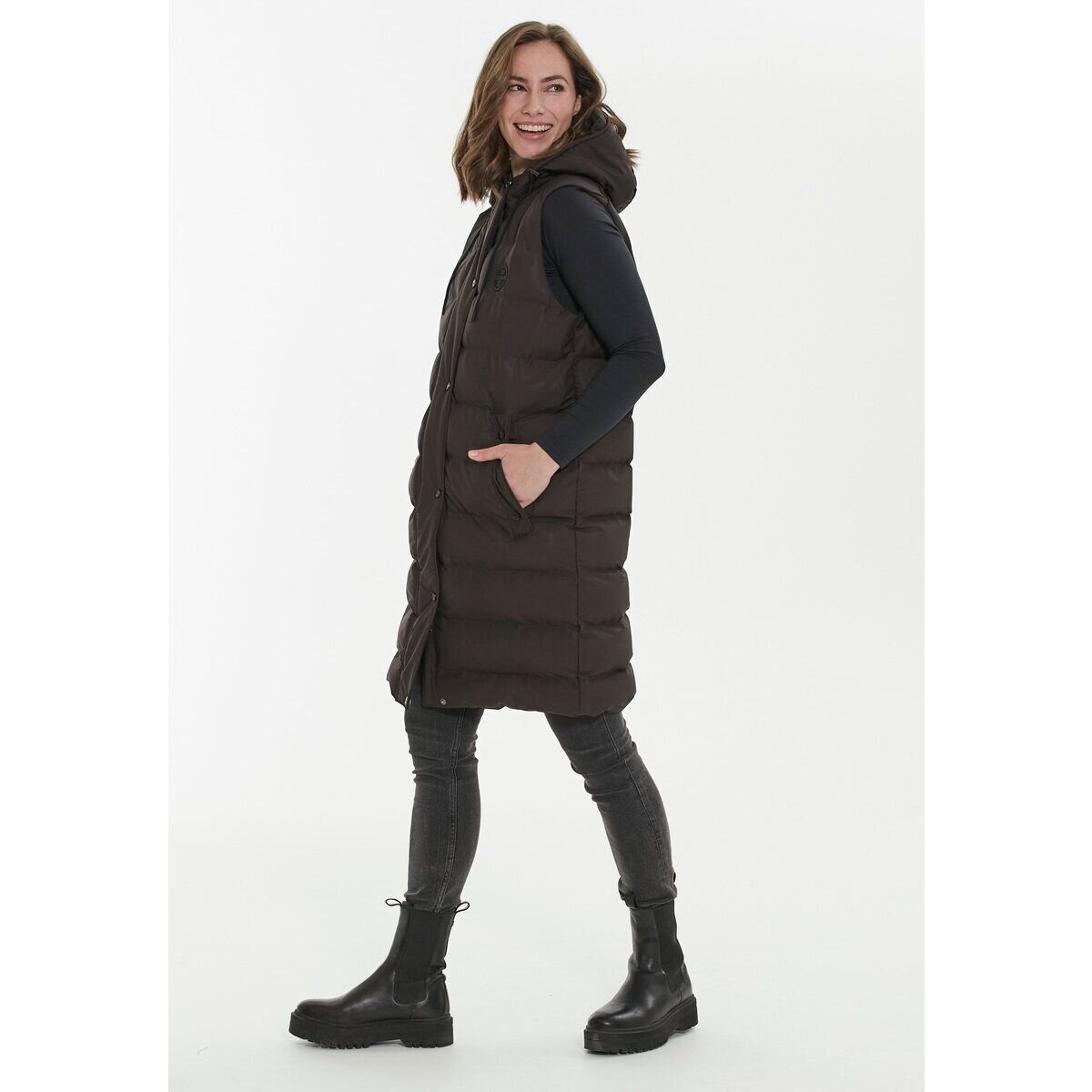 Women's long vest Weather Report Chief W