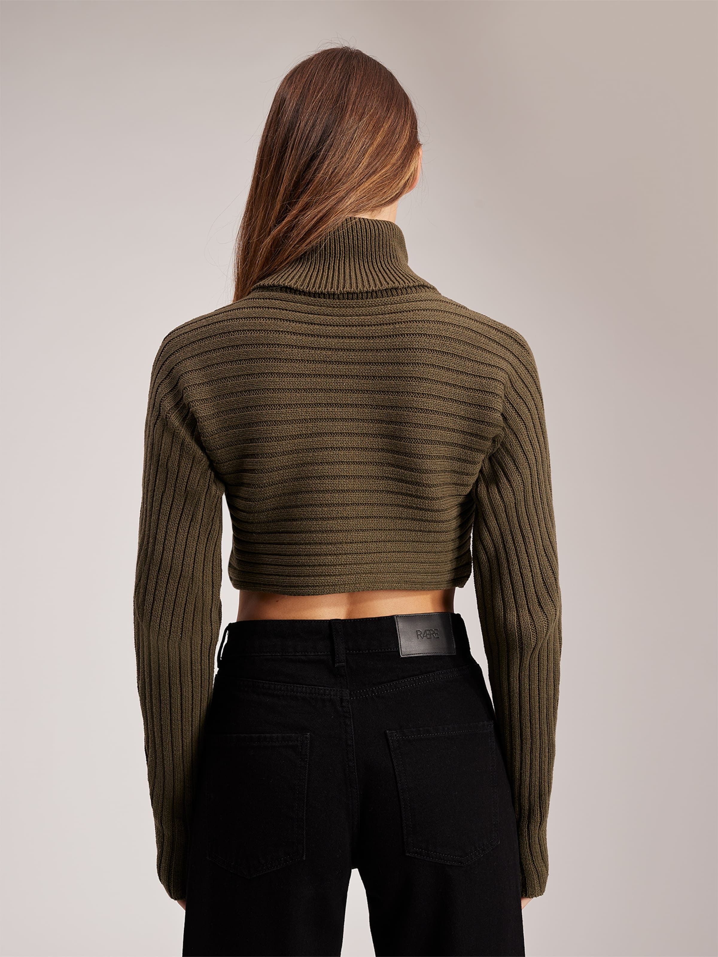 RÆRE by Lorena Rae Pulover 'Celia' temno zelena