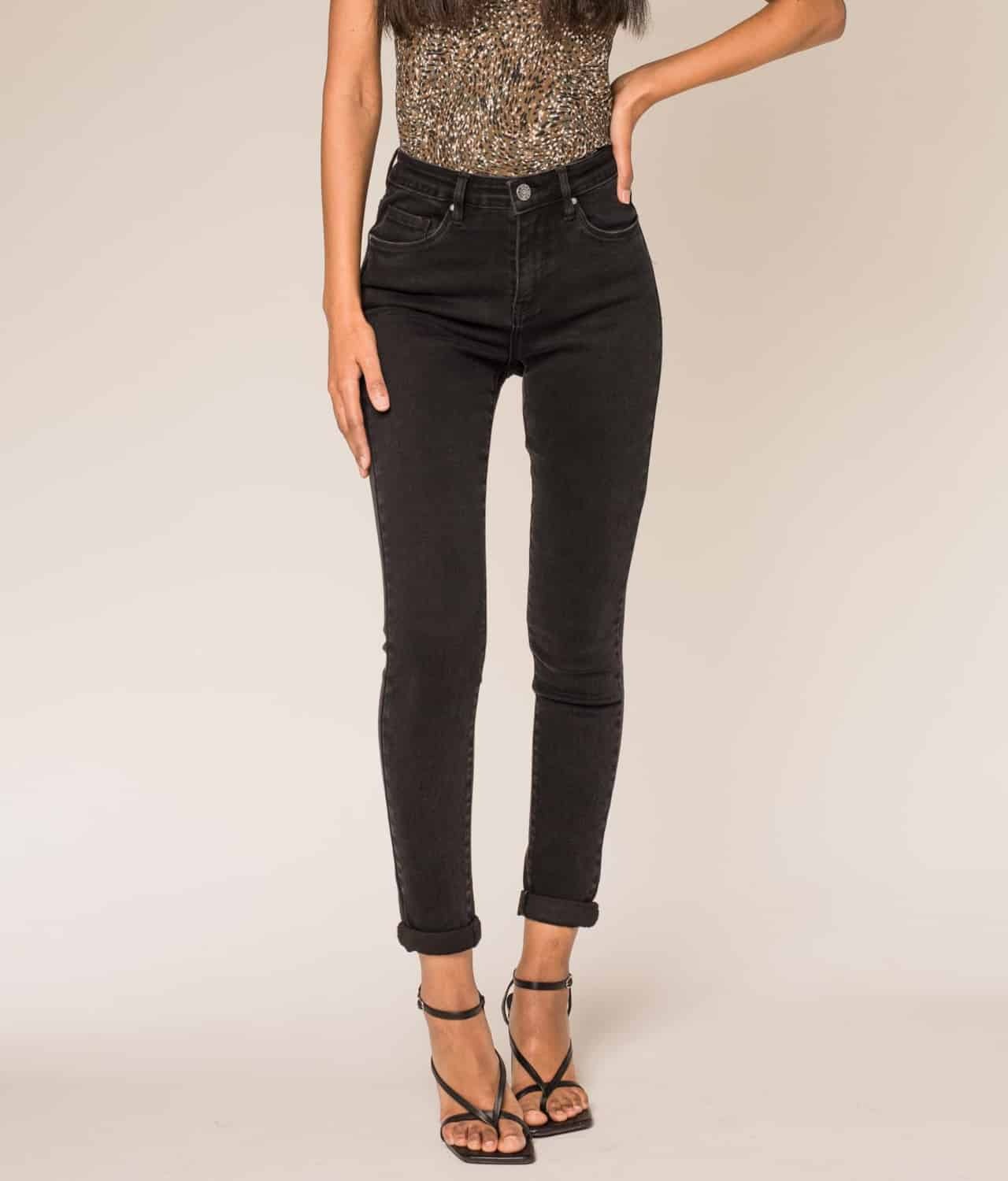 Superfashion Kavbojke z visokim pasom Skinny P173