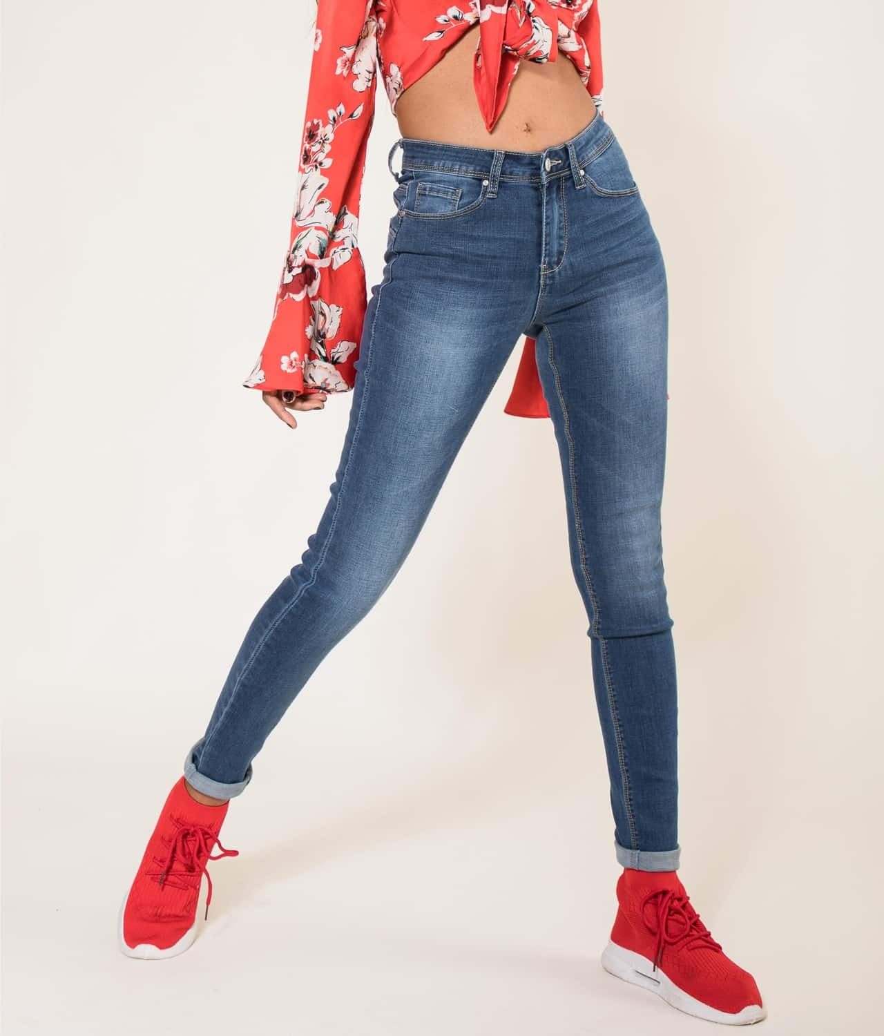 Superfashion Kavbojke Push Up Stretch P076-1