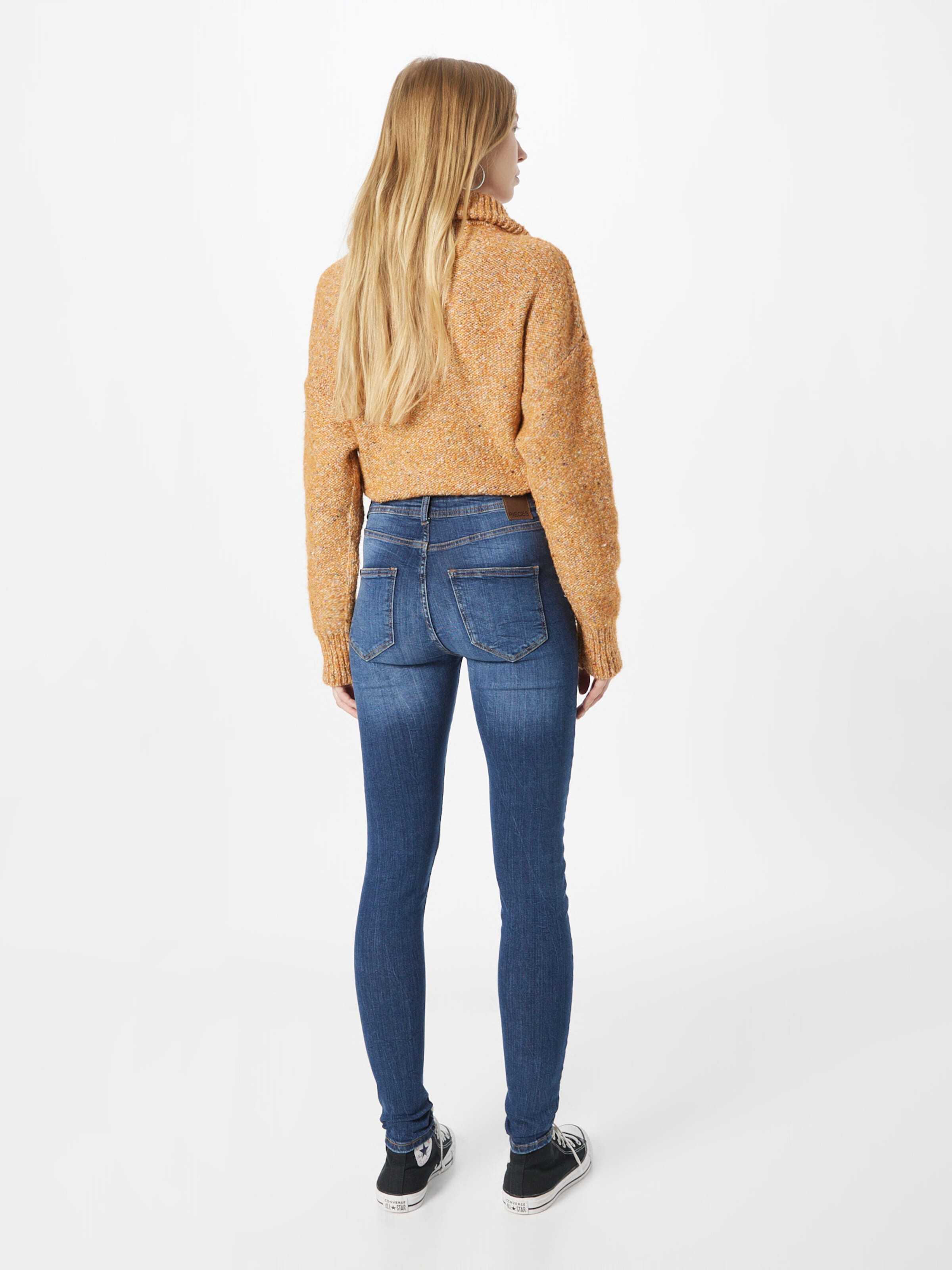 PIECES Kavbojke 'KATE' moder denim