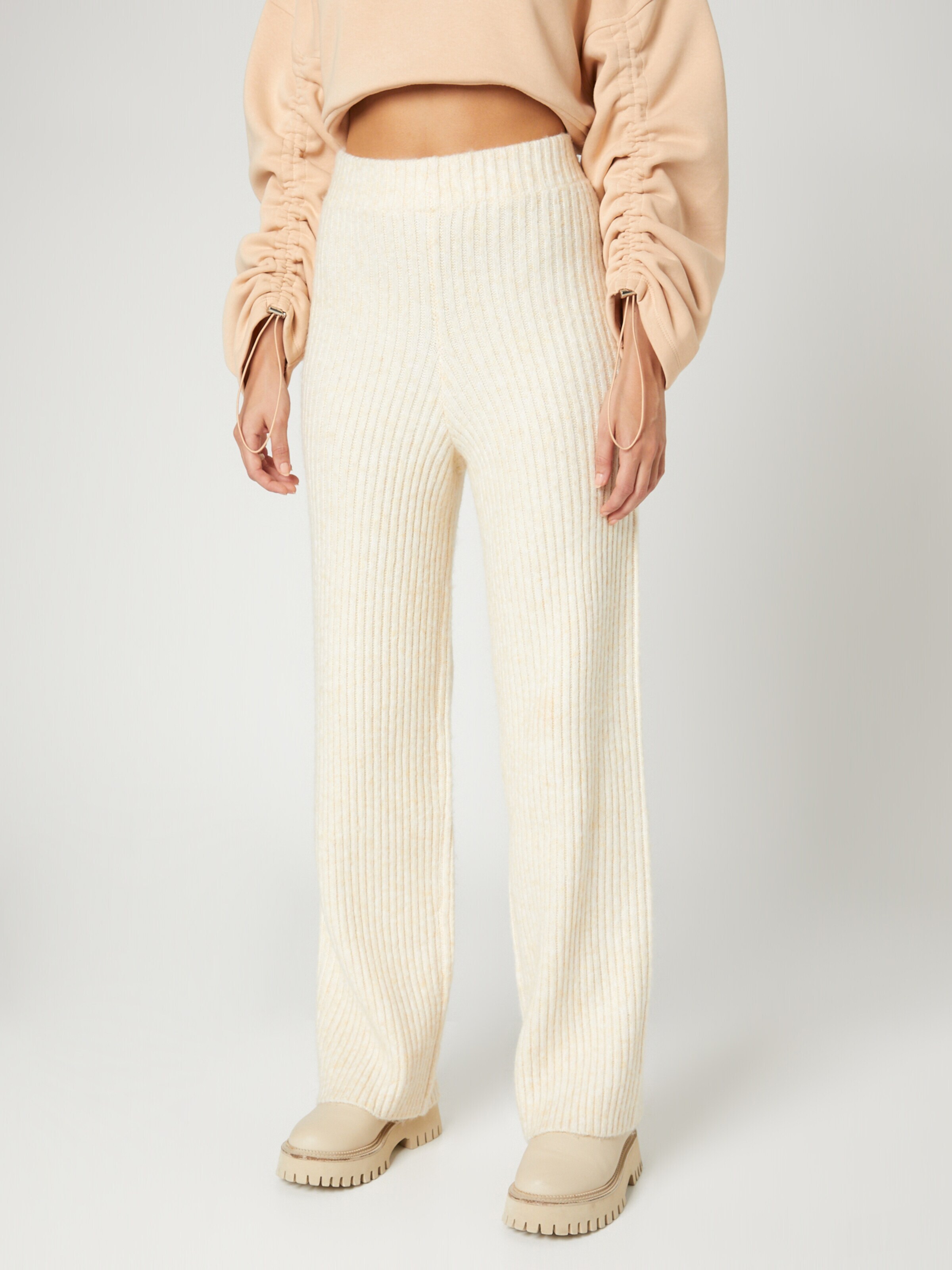 florence by mills exclusive for ABOUT YOU Hlače 'Sphene' kremna