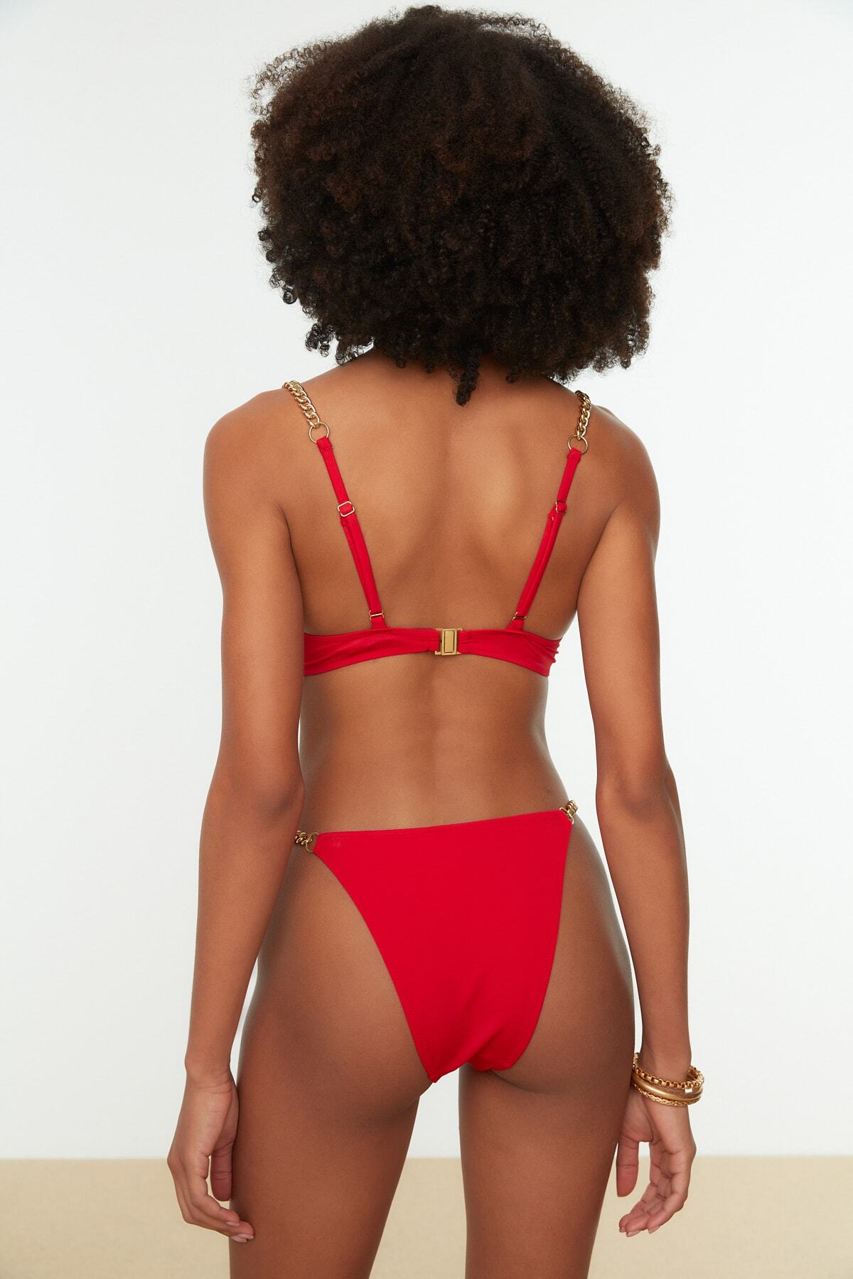Bikini spodnji del Trendyol Chain detailed