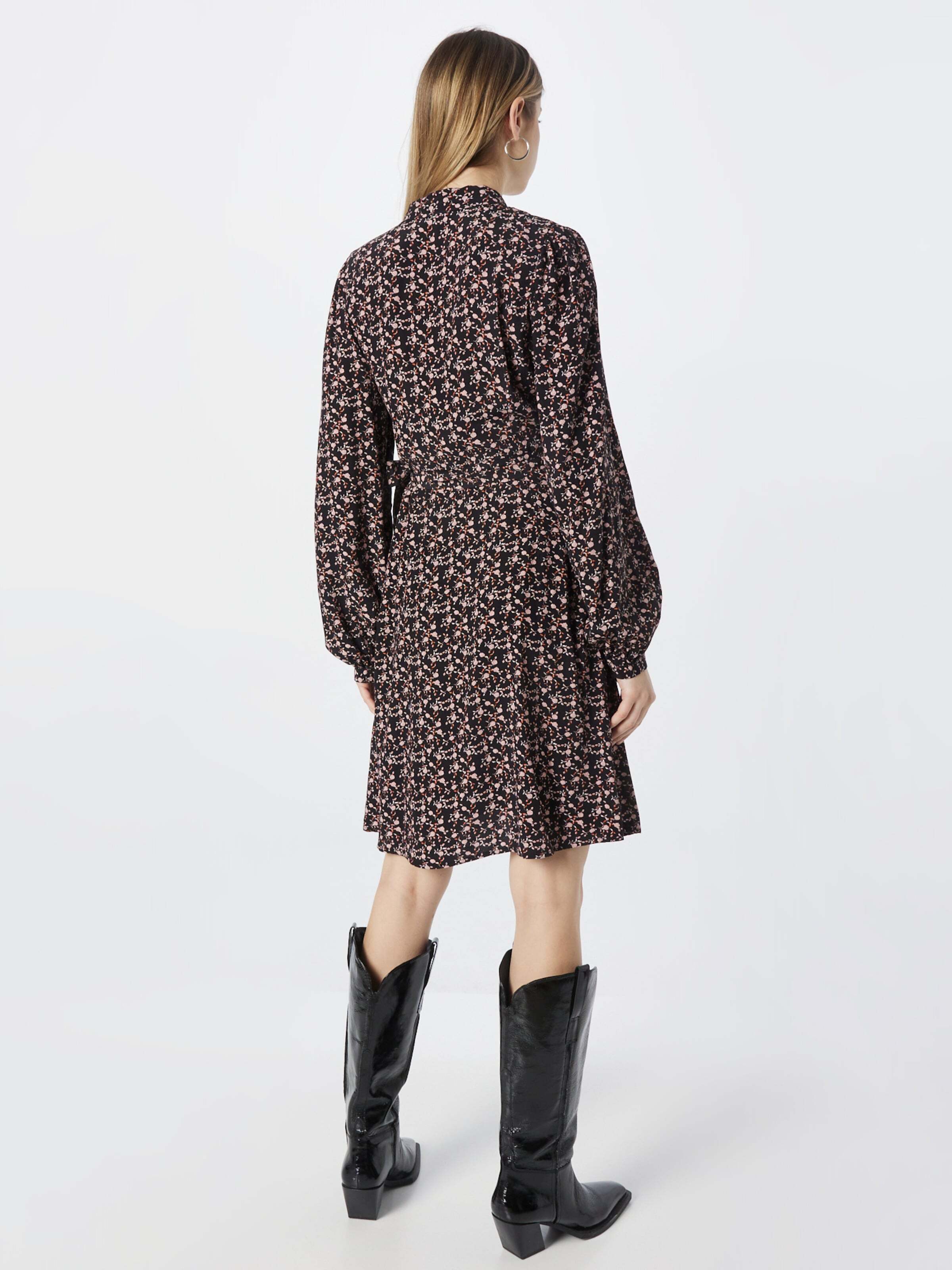 MSCH COPENHAGEN Obleka 'Messina Morocco' roza / grenada / črna