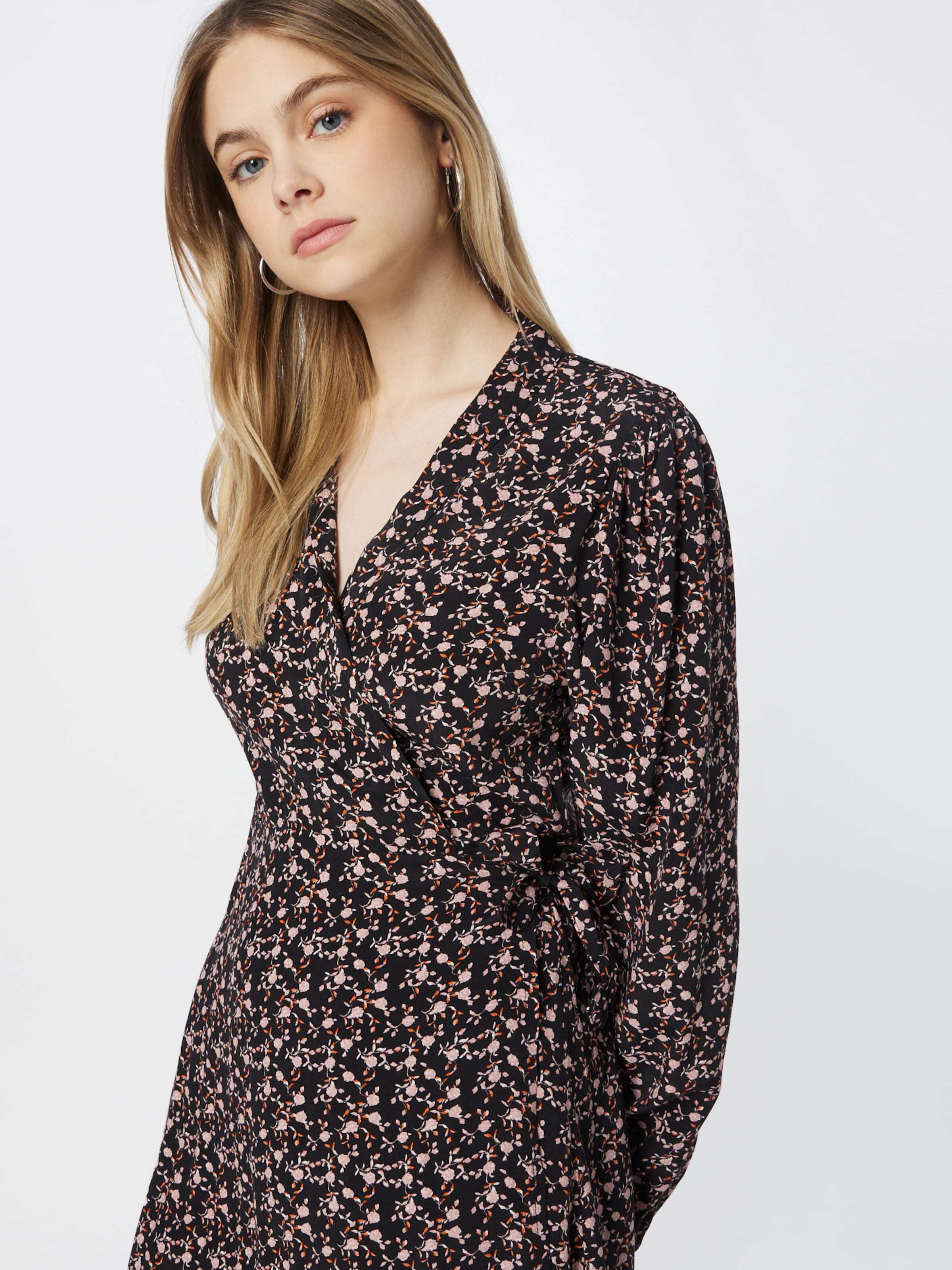 MSCH COPENHAGEN Obleka 'Messina Morocco' roza / grenada / črna