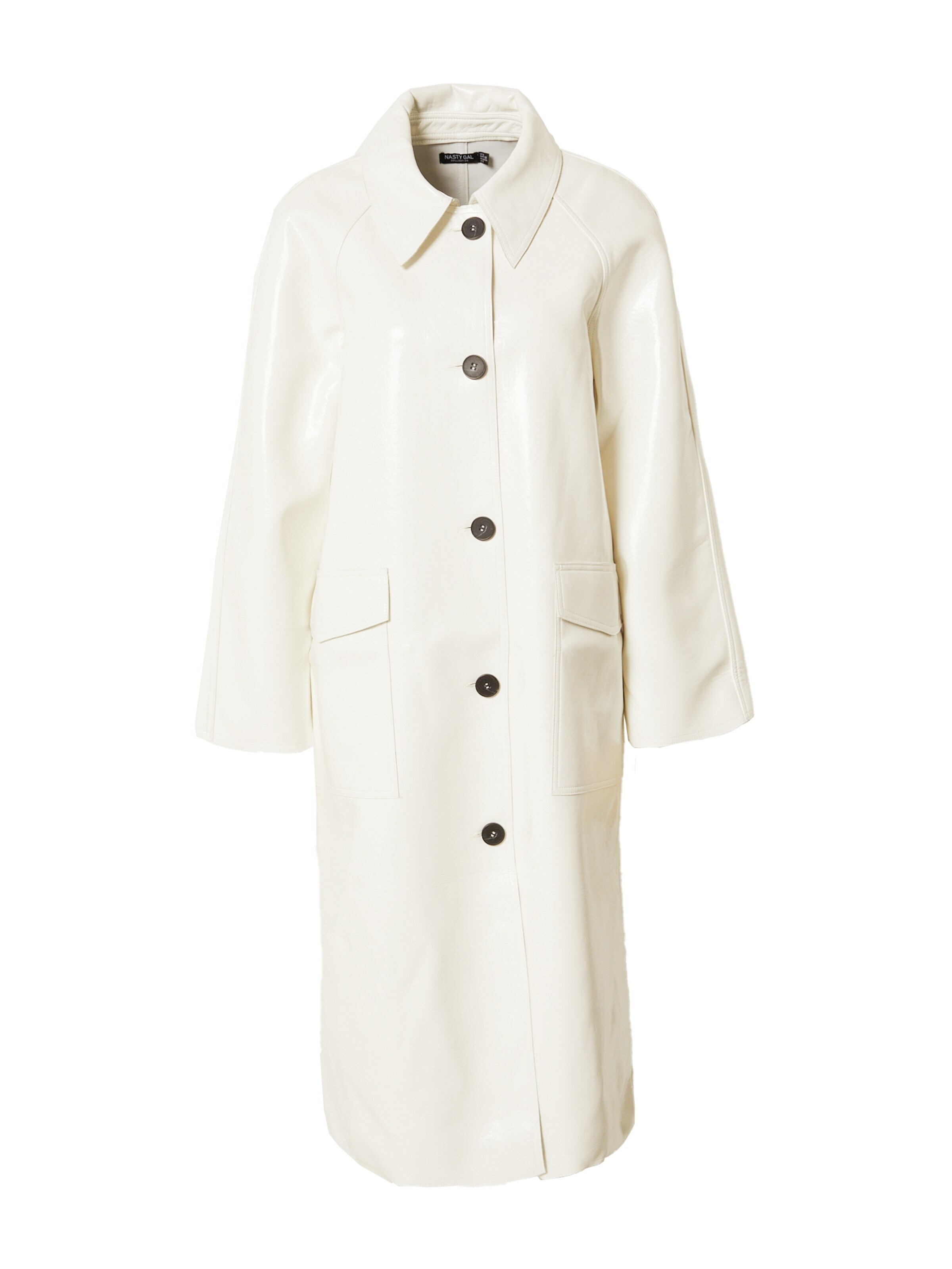 Nasty Gal Prehoden plašč naravno bela