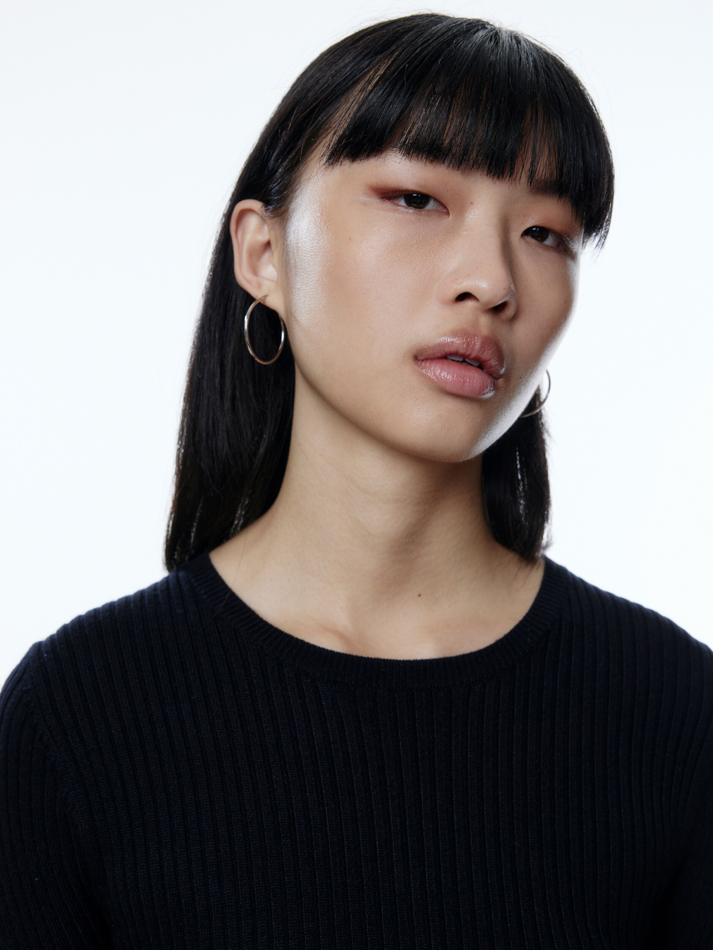 EDITED Pletena obleka 'Invana' črna