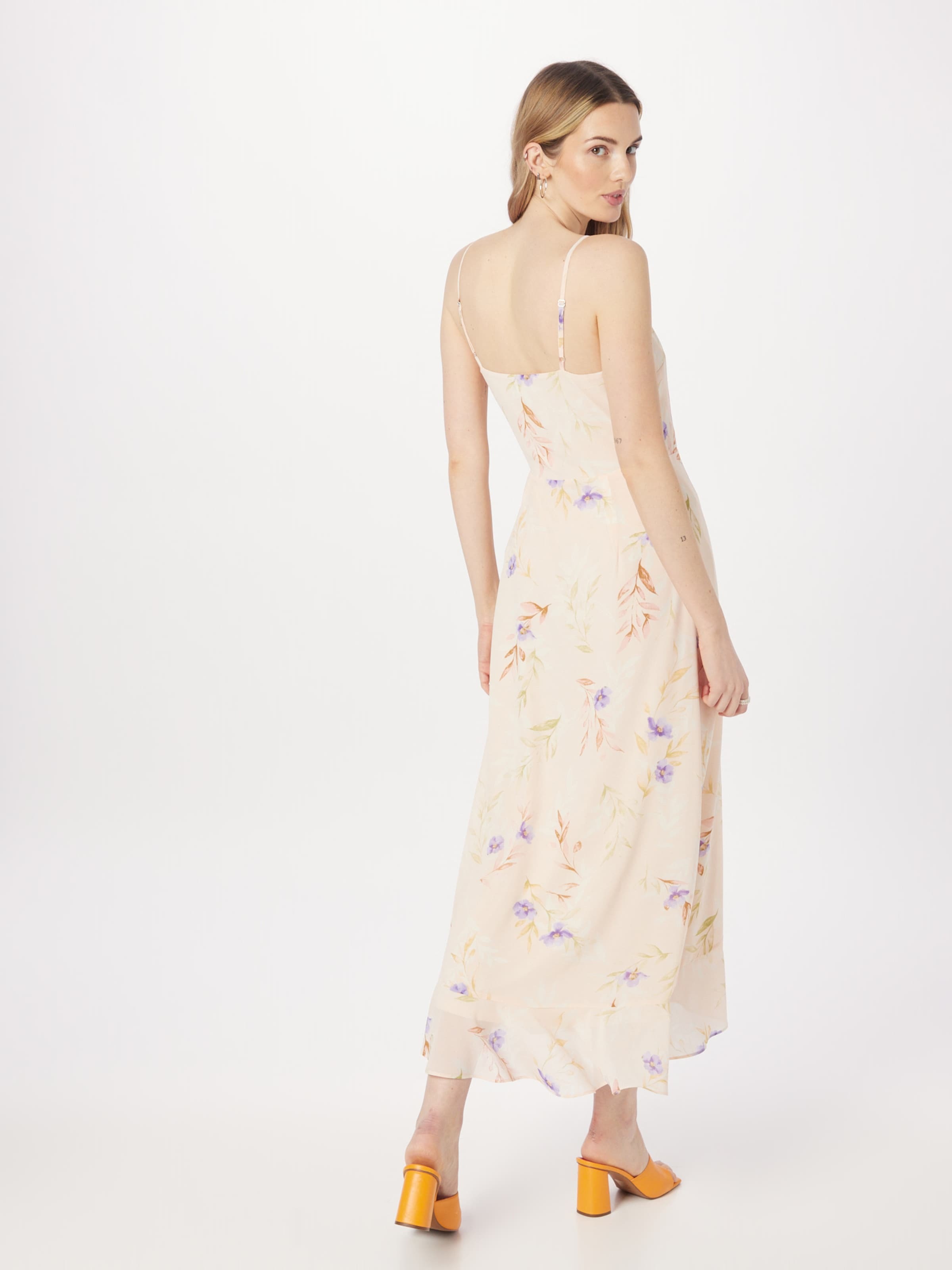 ABOUT YOU Obleka 'Soraya' svetlo zelena / lila / roza / puder