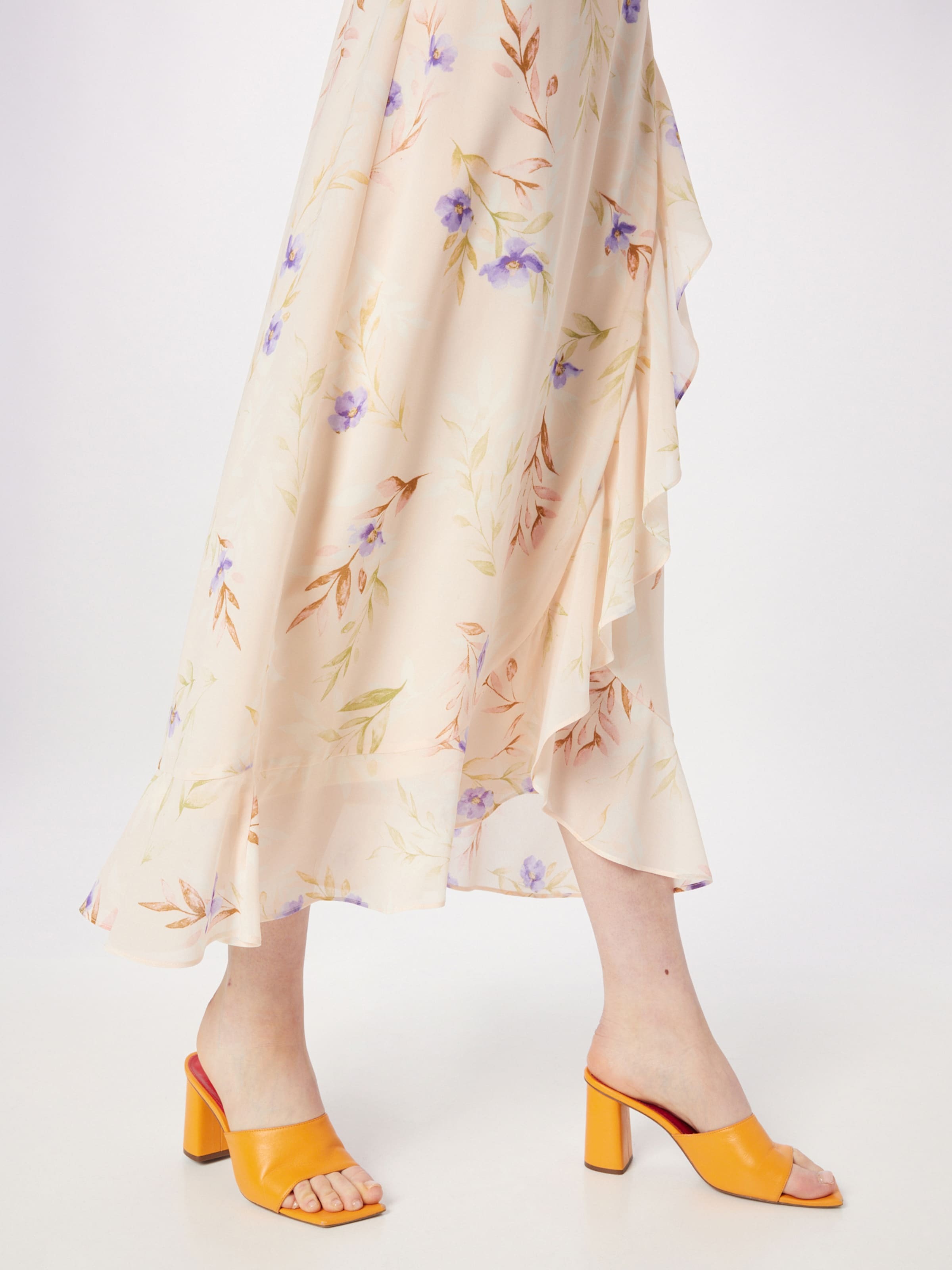 ABOUT YOU Obleka 'Soraya' svetlo zelena / lila / roza / puder