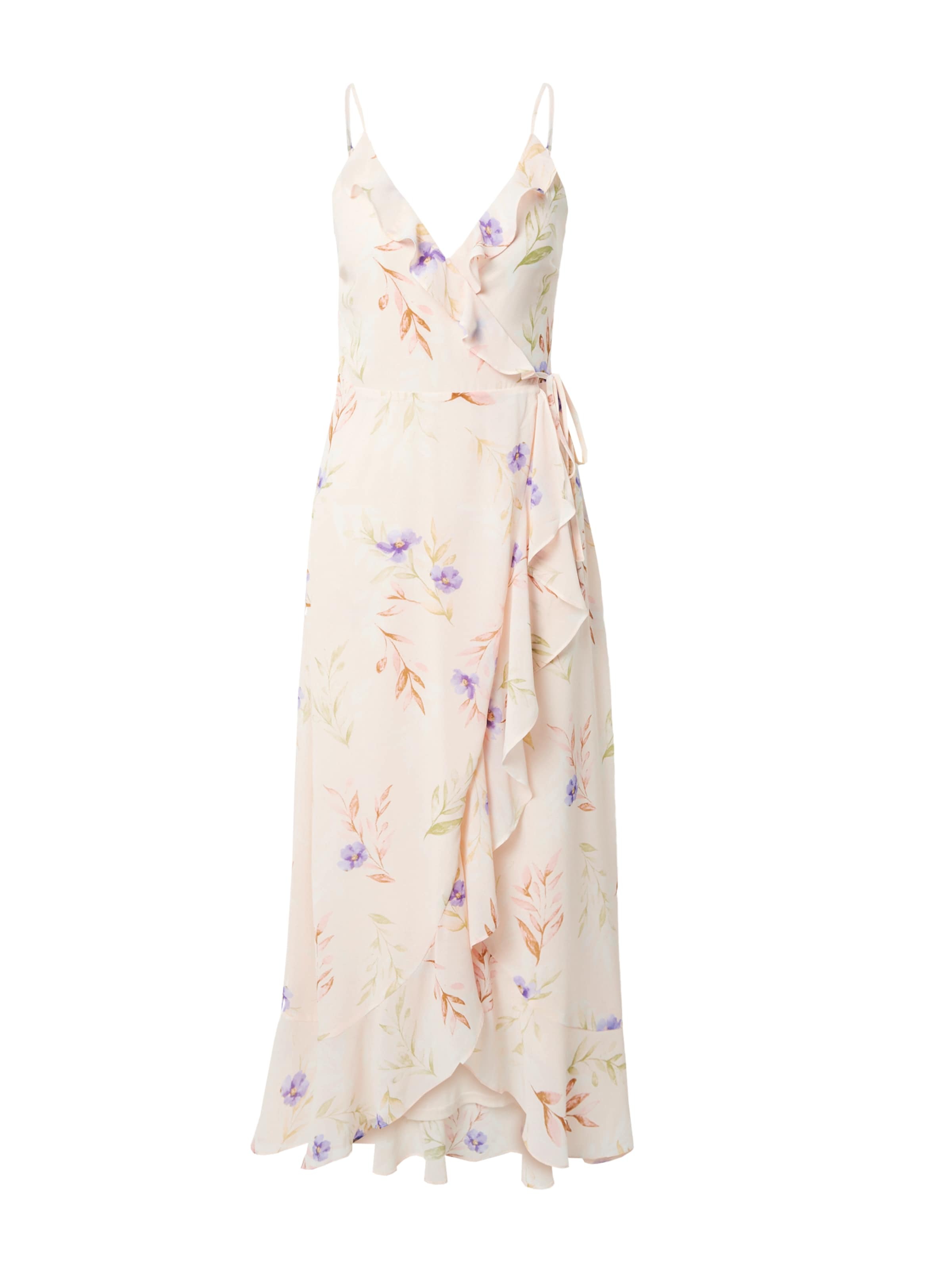 ABOUT YOU Obleka 'Soraya' svetlo zelena / lila / roza / puder