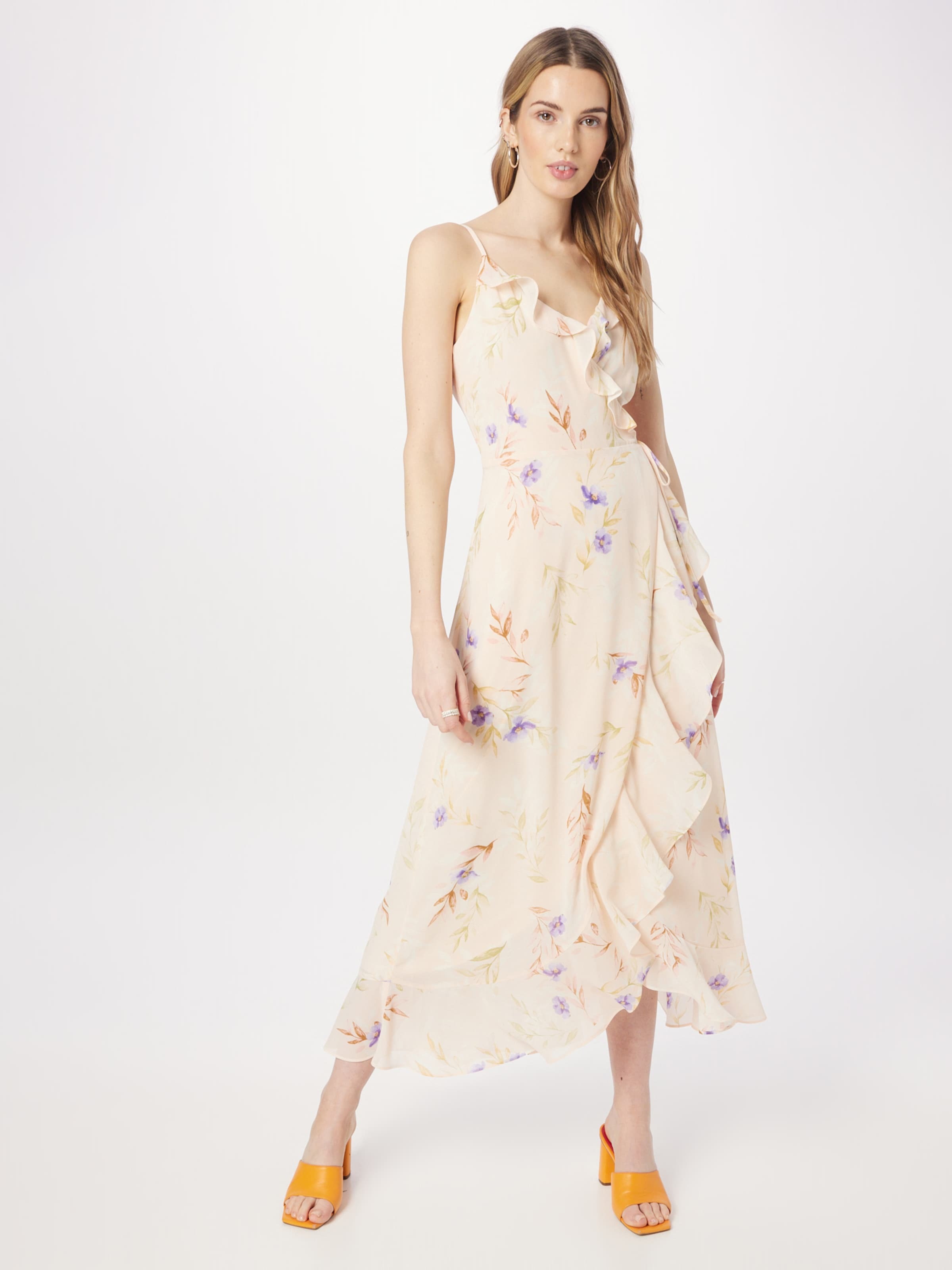 ABOUT YOU Obleka 'Soraya' svetlo zelena / lila / roza / puder