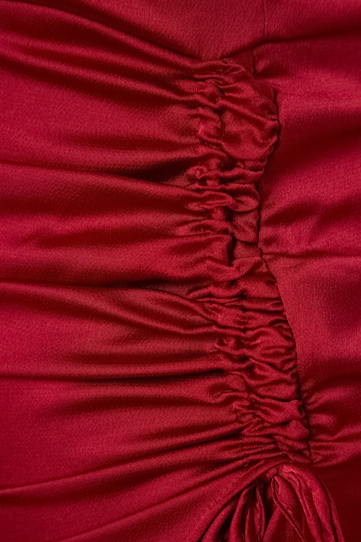 Ženska obleka Trendyol Satin