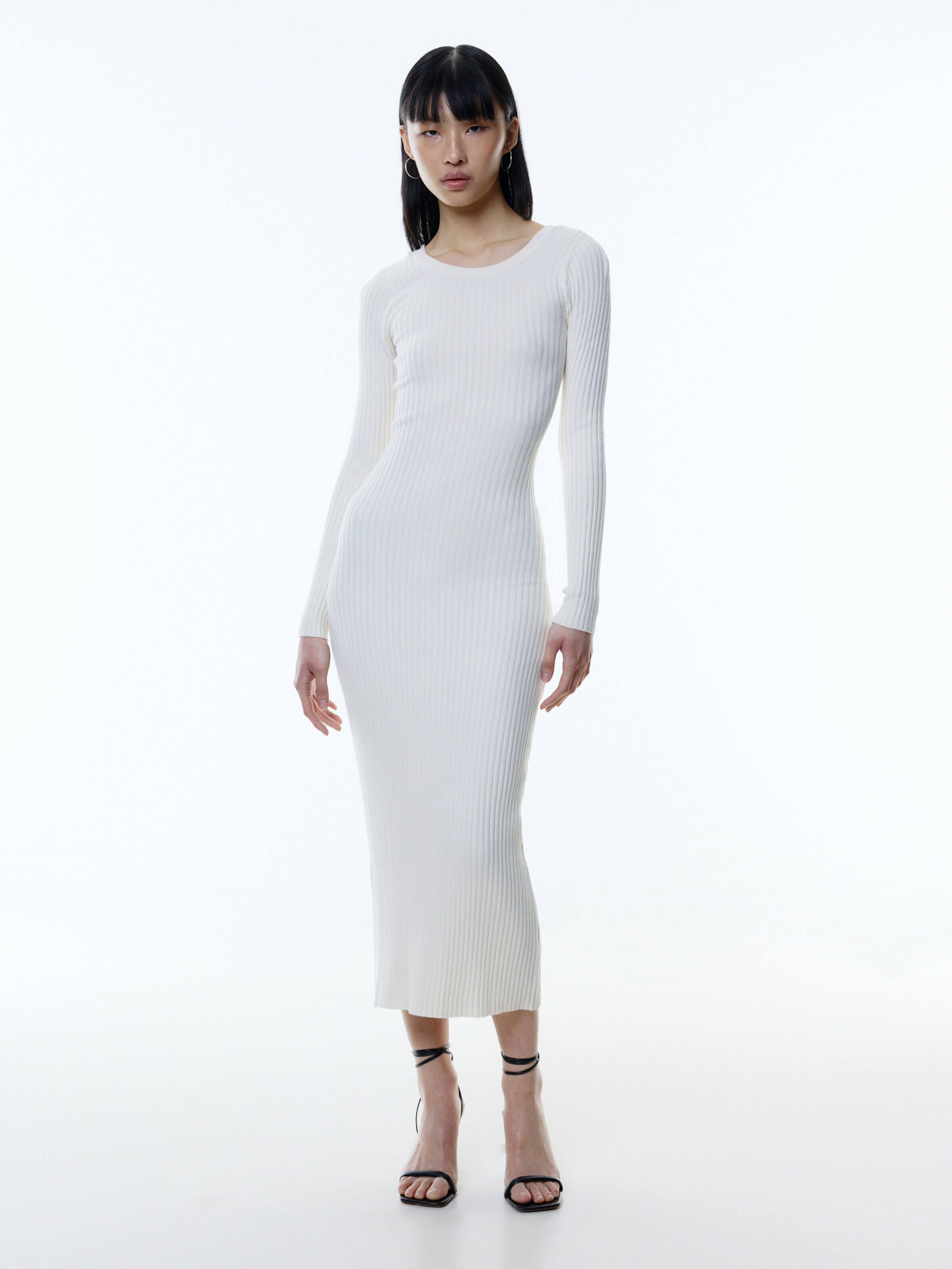 EDITED Pletena obleka 'Oline' bež