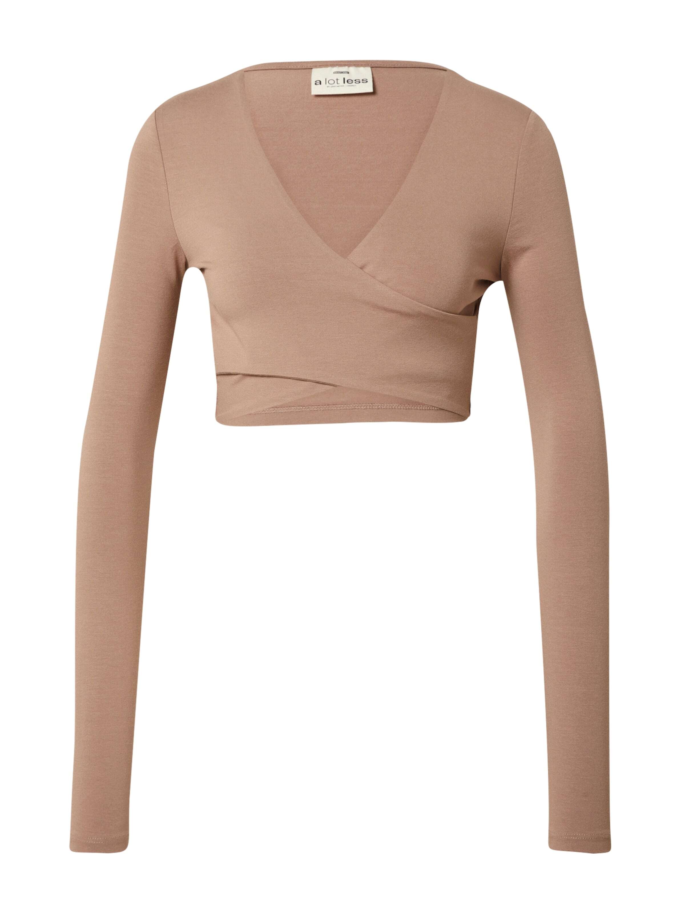 A LOT LESS Majica 'Ivana' svetlo rjava