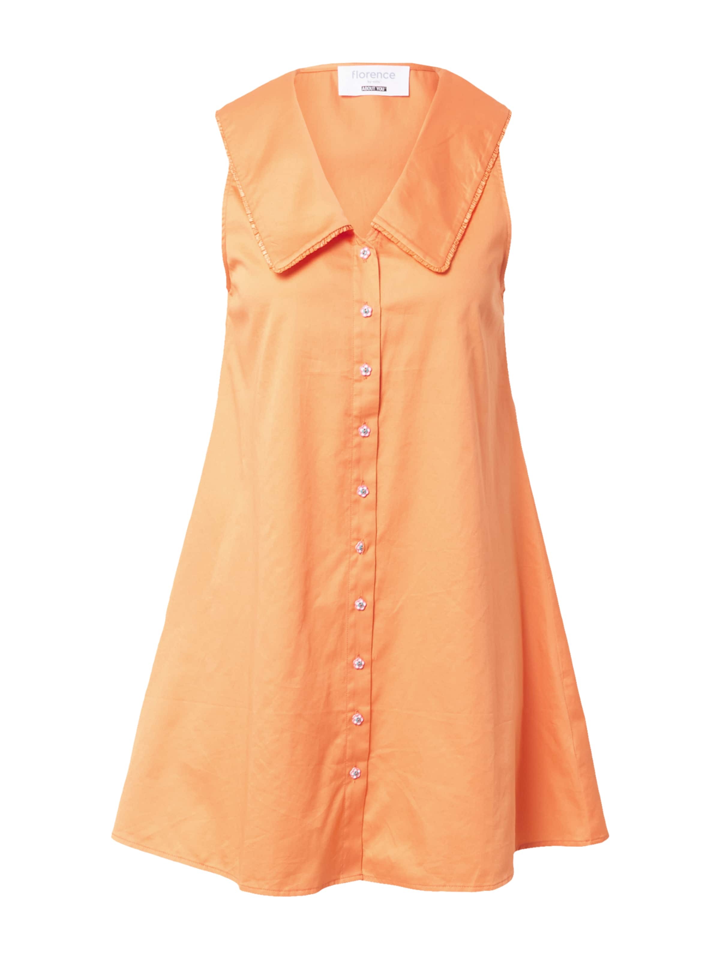 florence by mills exclusive for ABOUT YOU Dolga srajca 'Farmers Market' oranžna