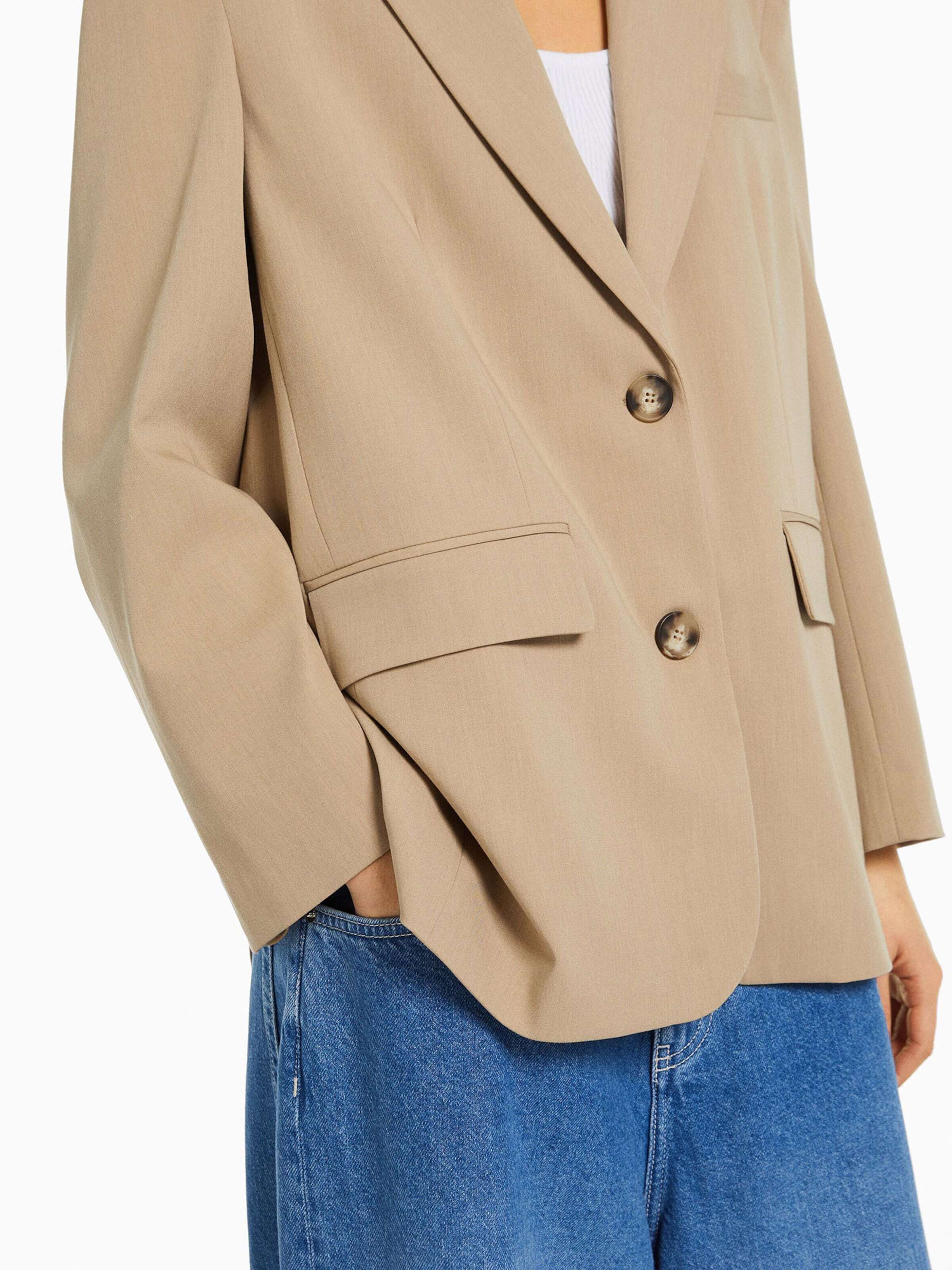 Bershka Blazer mokka