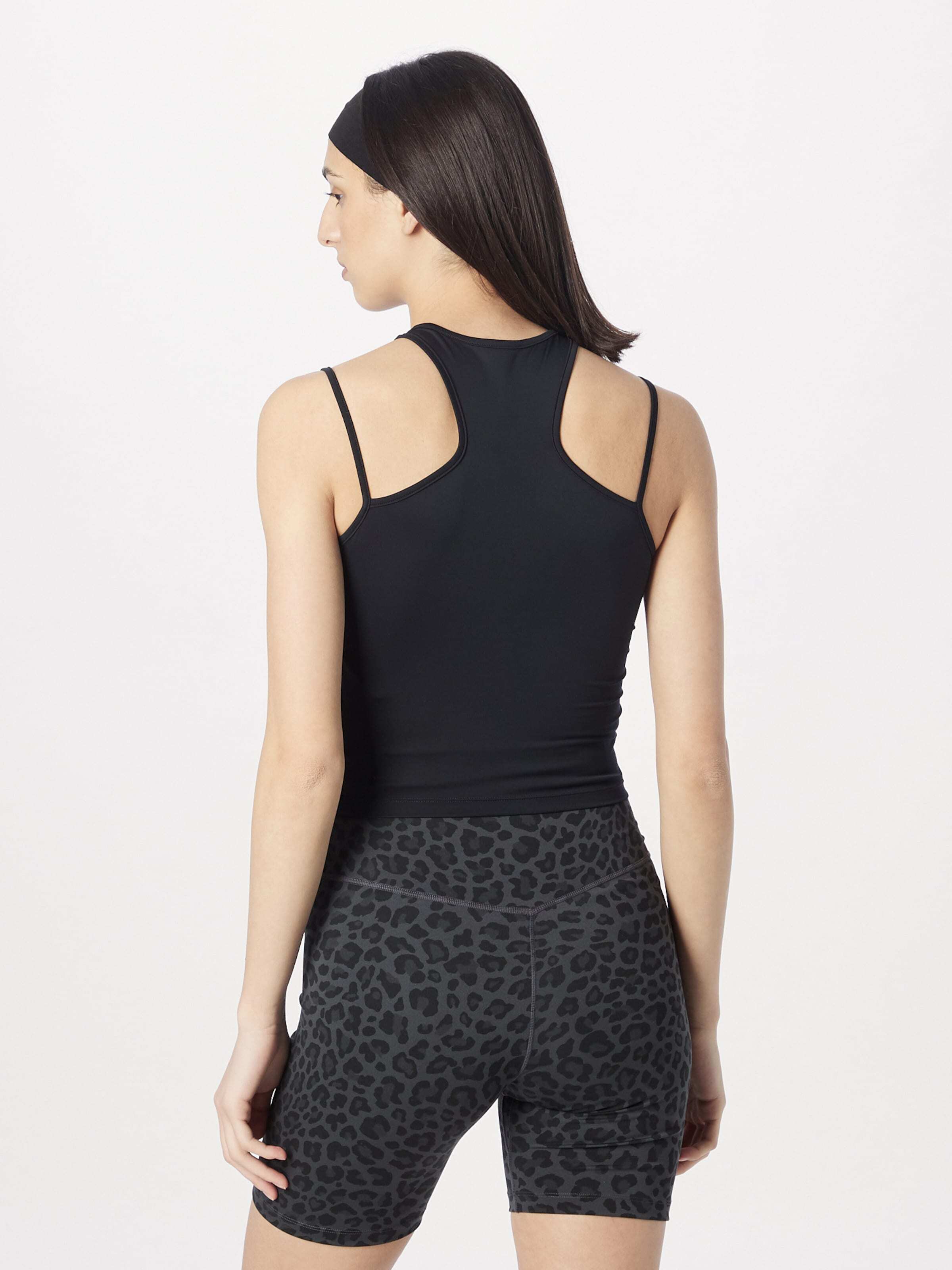 NIKE Športni top siva / črna