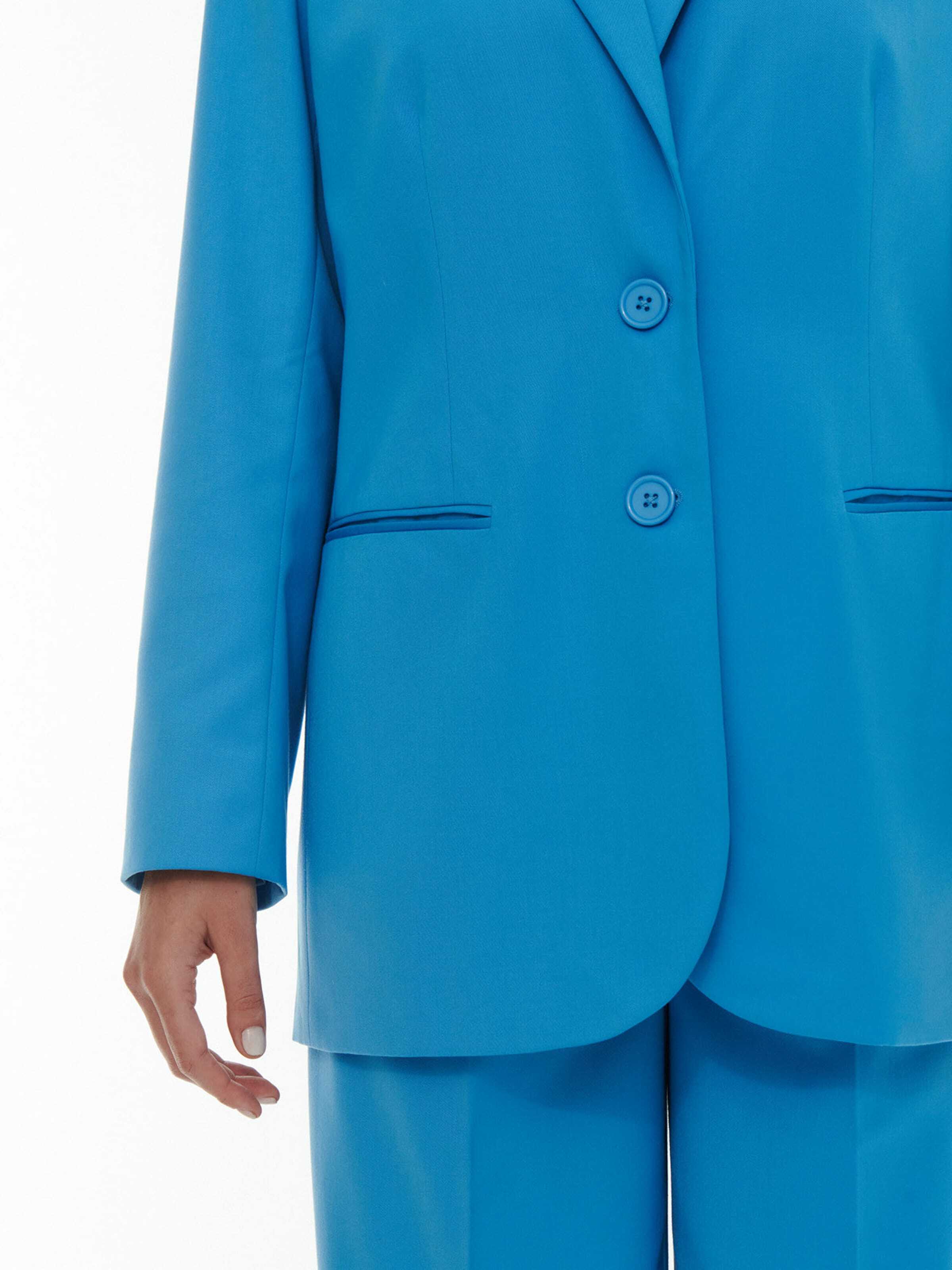 ABOUT YOU x Laura Giurcanu Blazer 'Magdalena' modra