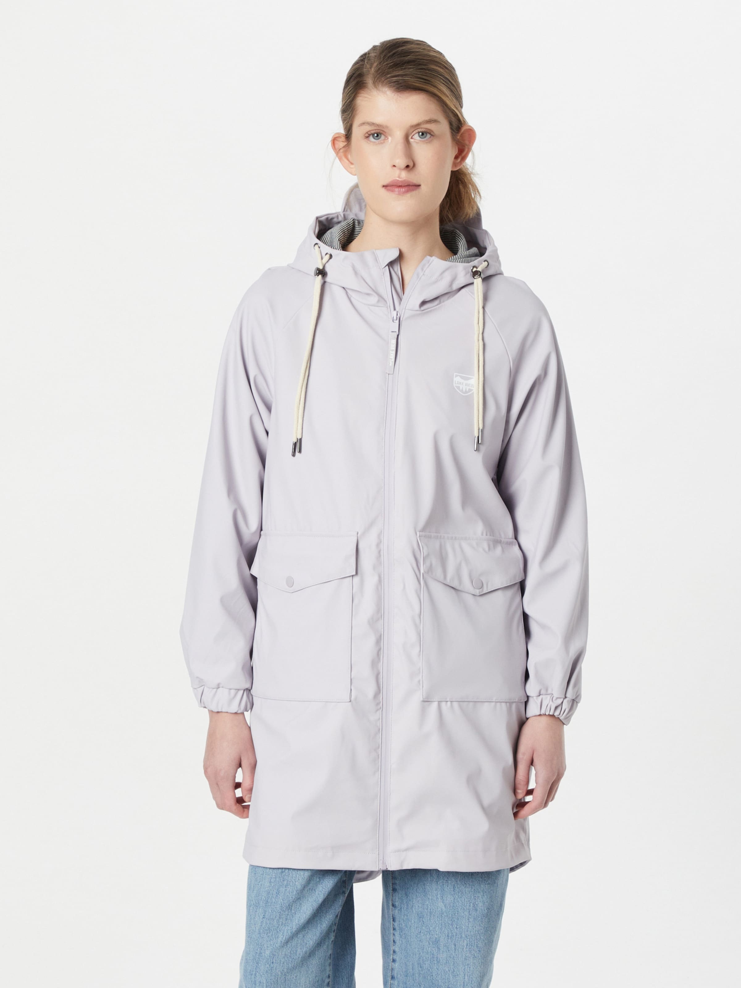 Lake View Prehoden plašč 'Ellen' pastelno lila / bela