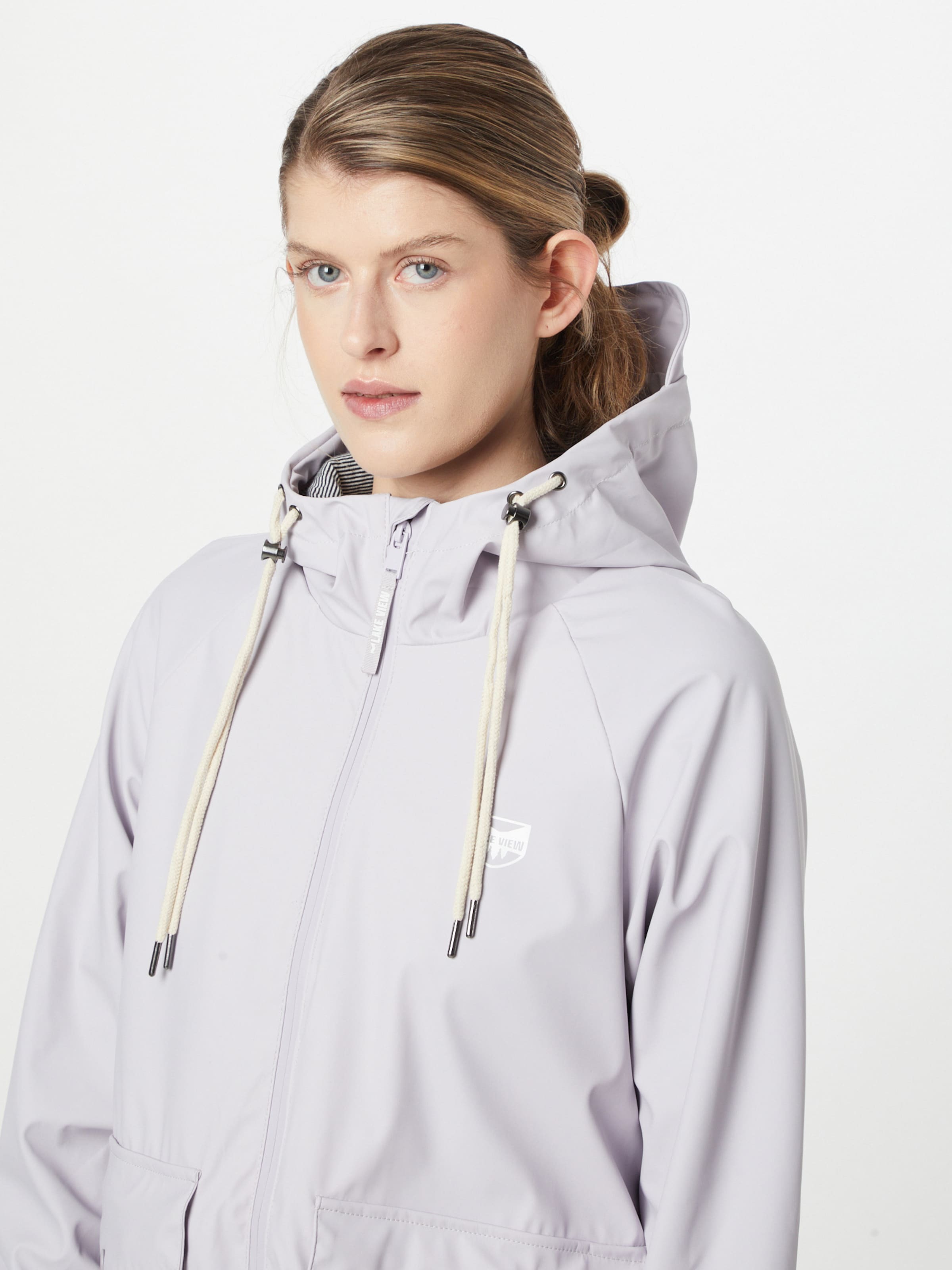 Lake View Prehoden plašč 'Ellen' pastelno lila / bela