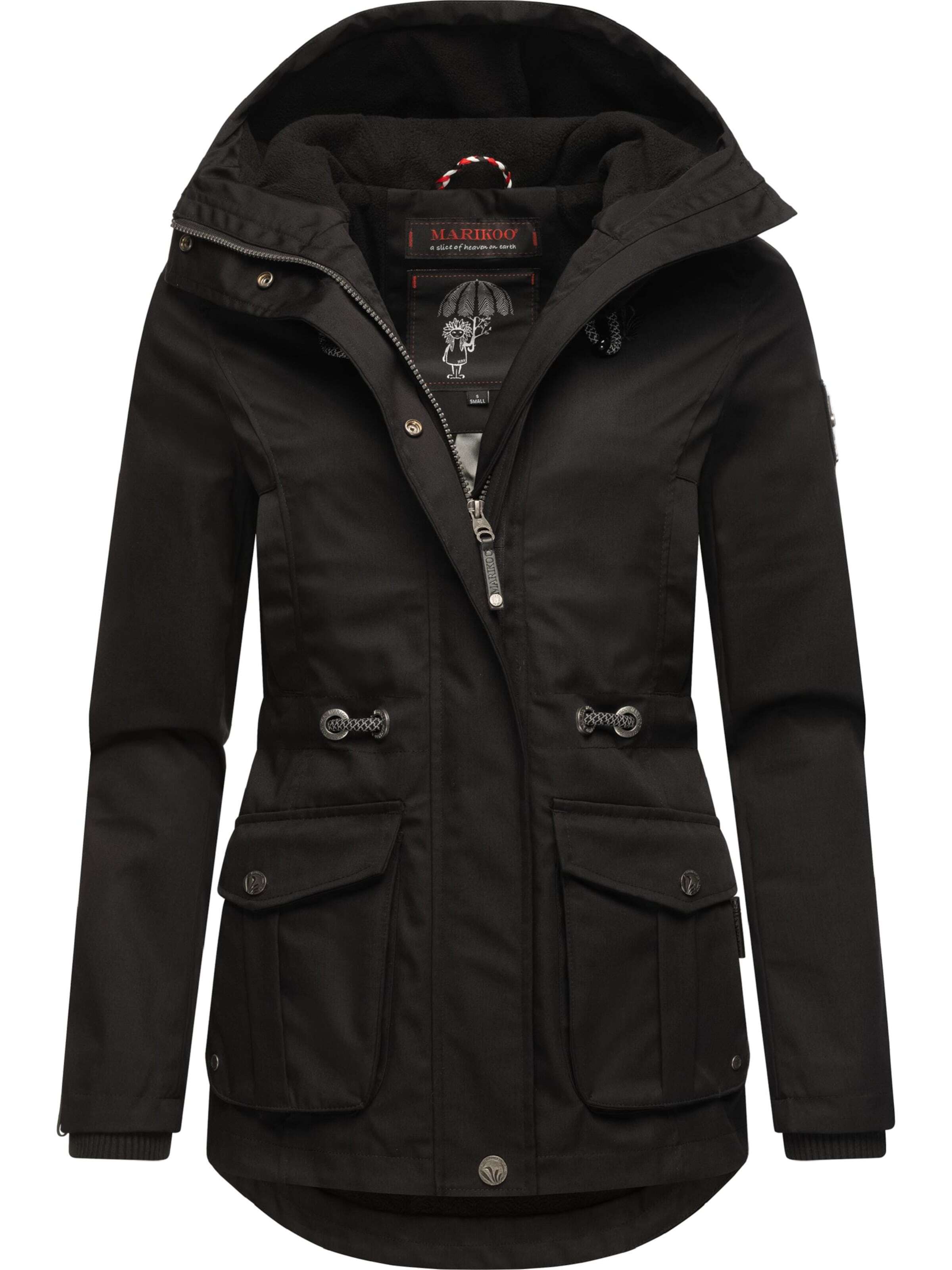 MARIKOO Prehodna jakna 'Babetaa' črna